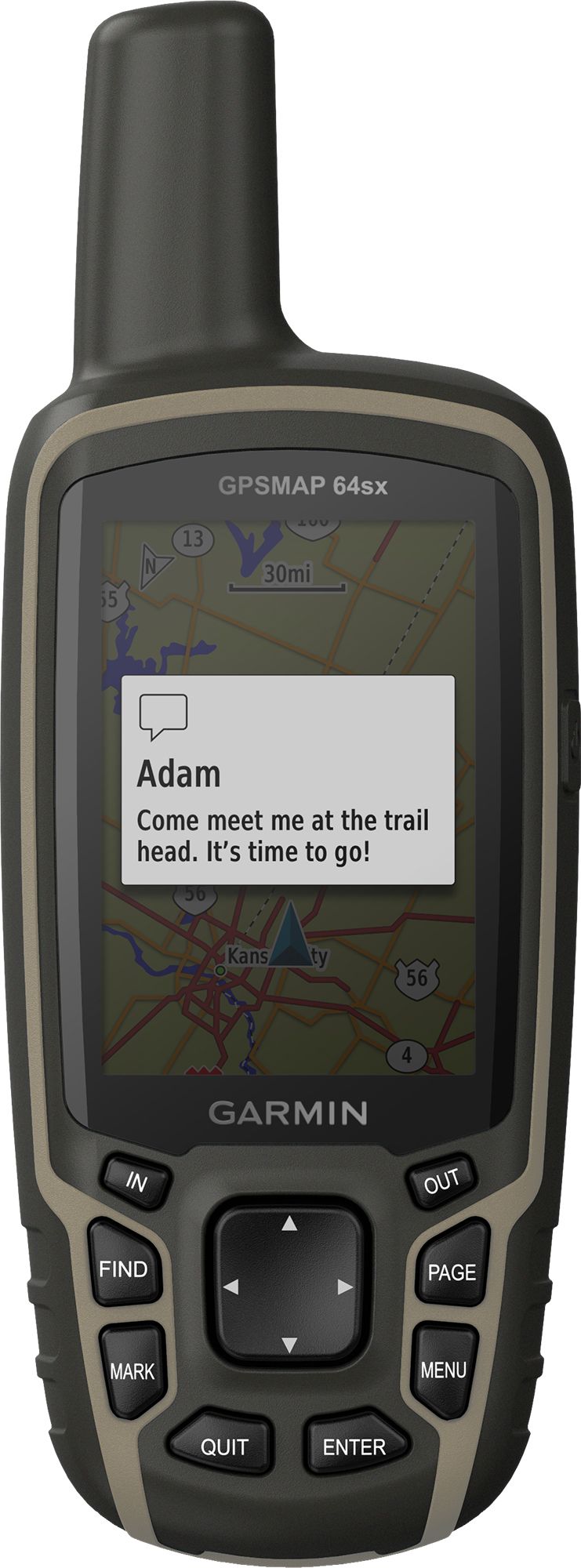 Garmin GPSMAP 64sx Handheld GPS with Navigation Sensors product image
