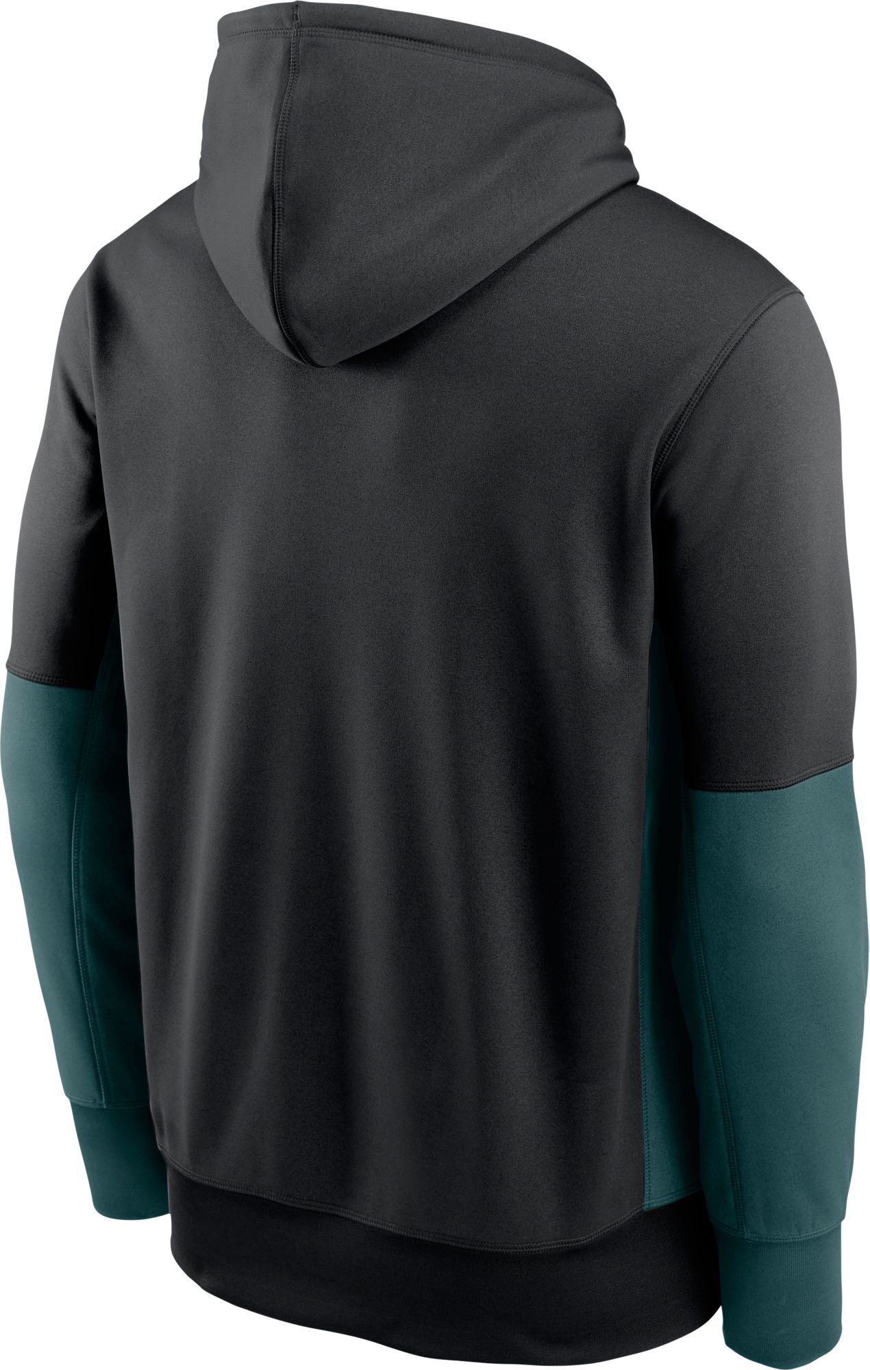 Nike Men's Philadelphia Eagles Overlap Black Pullover Hoodie