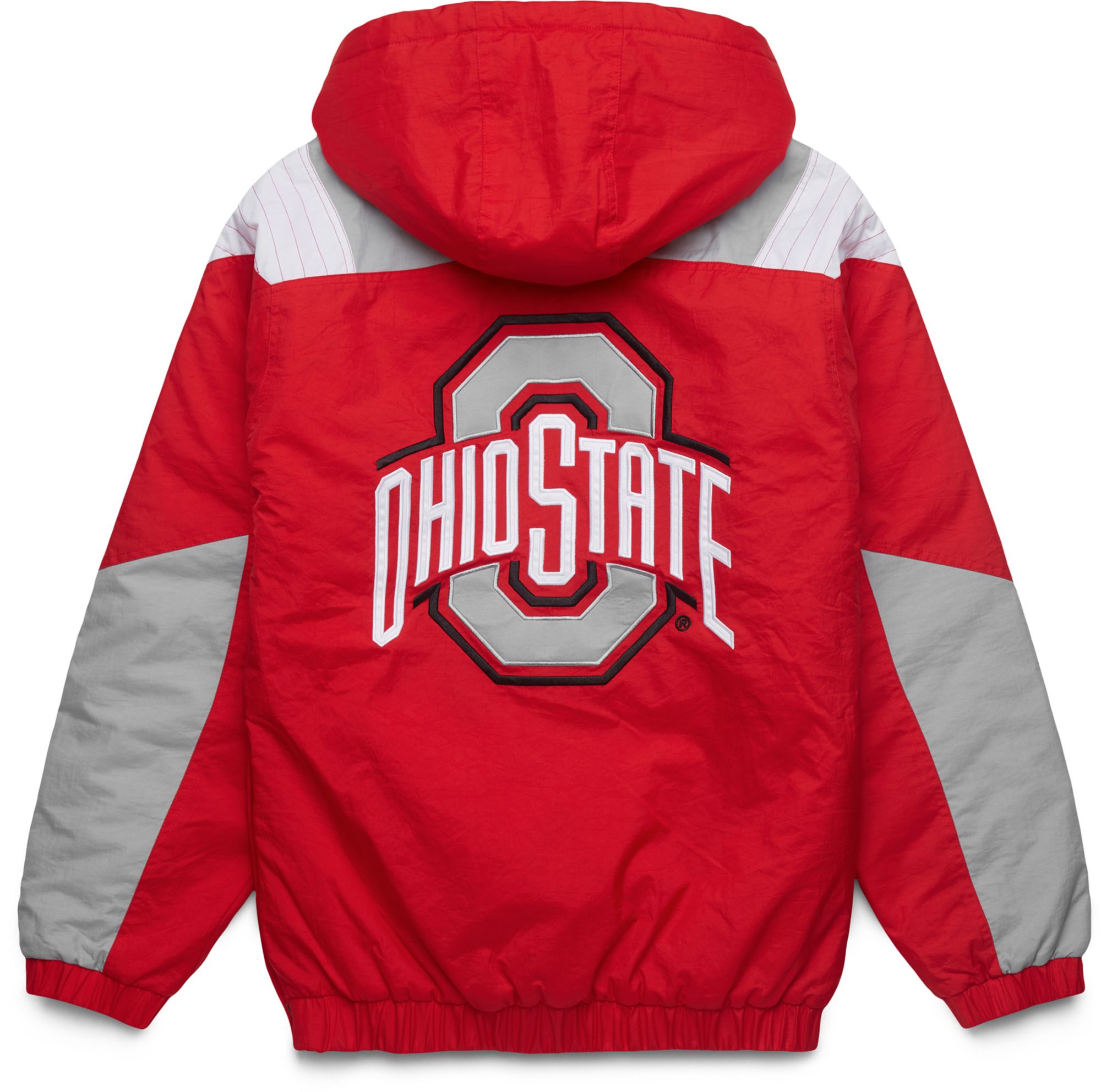 HOMAGE Men's Ohio State Buckeyes Red Half-Zip Jacket product image