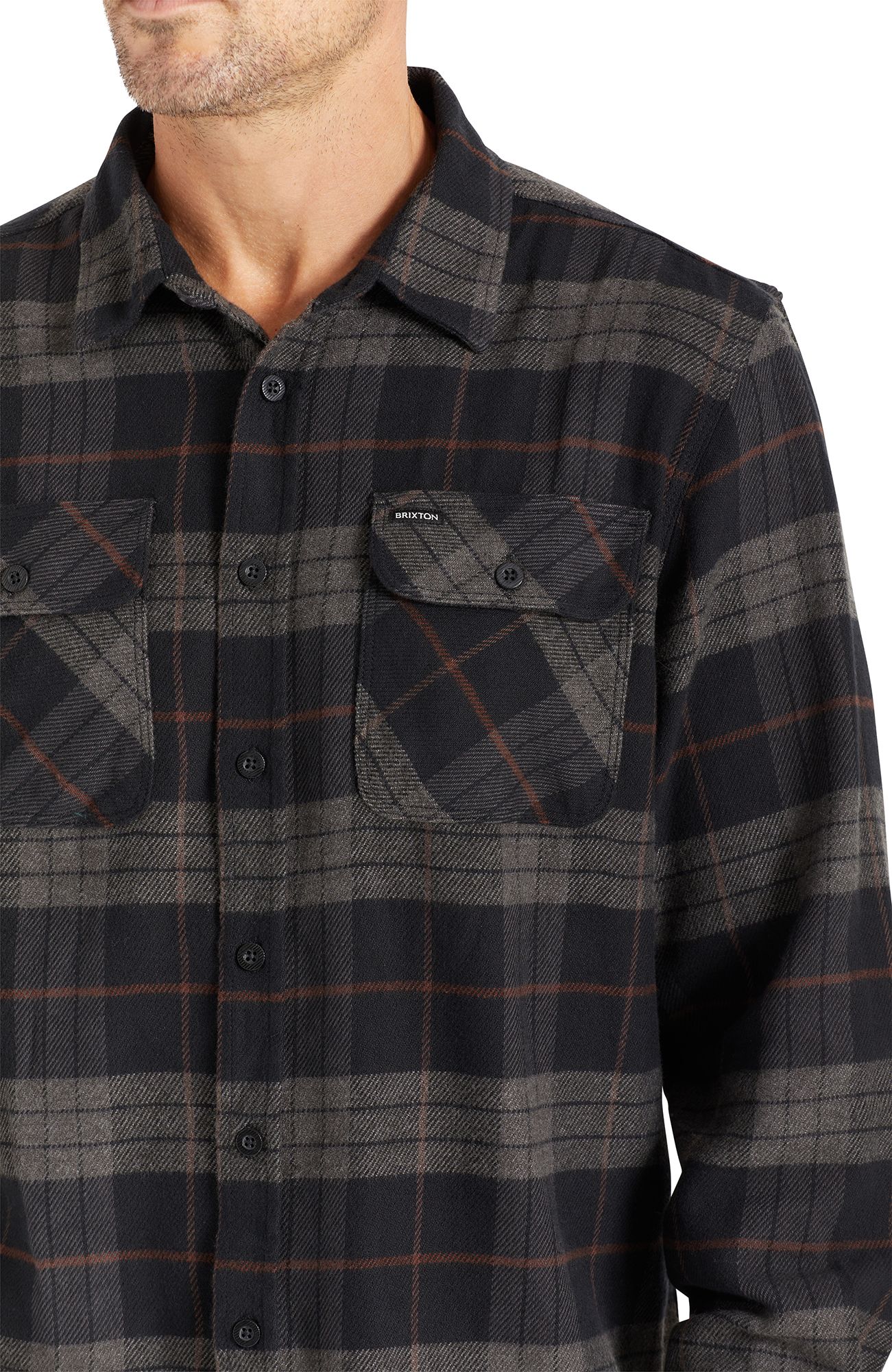 Brixton Men's Bowery Long Sleeve Flannel Shirt product image