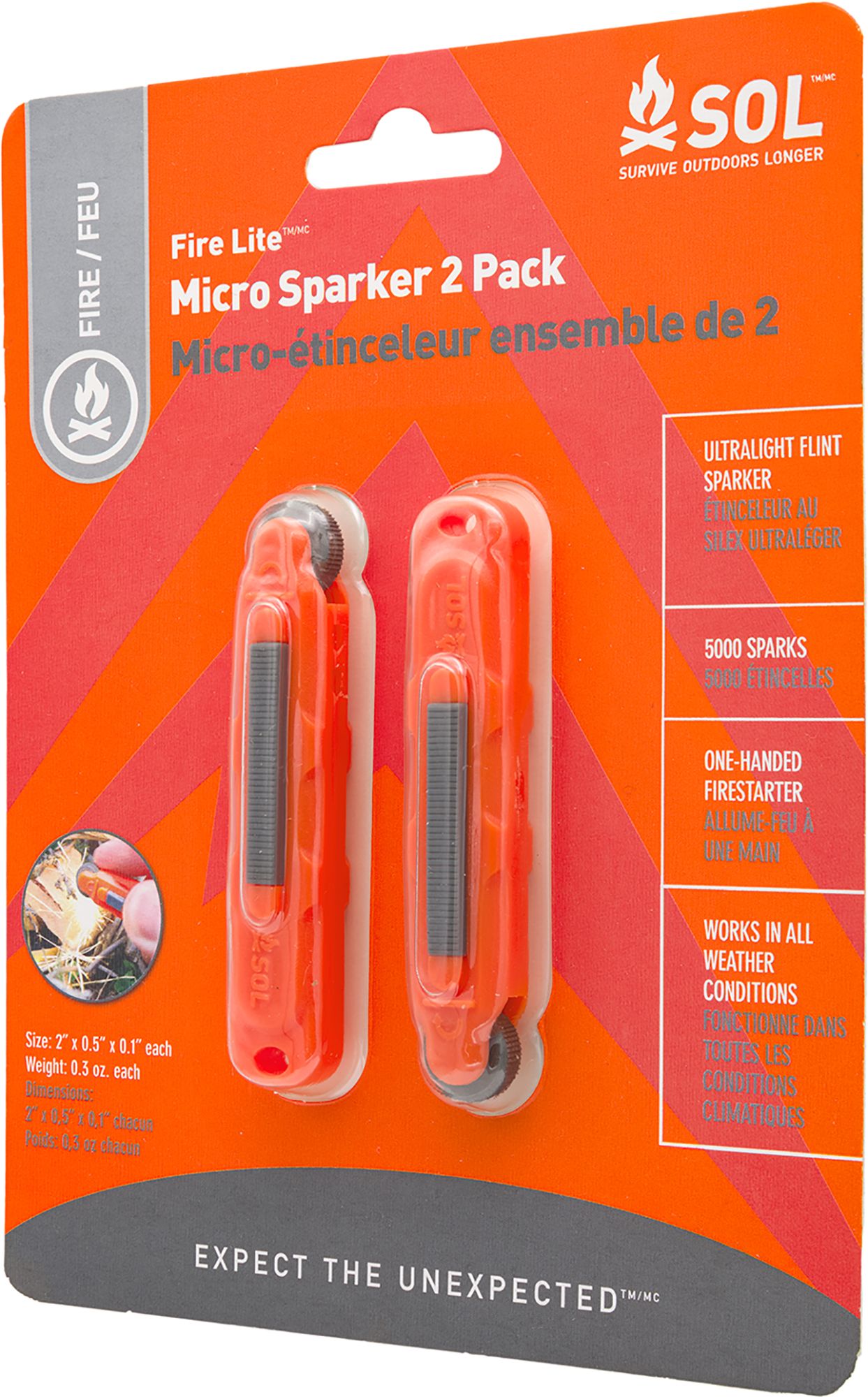 SOL Fire Lite Micro Sparker – 2 Pack product image