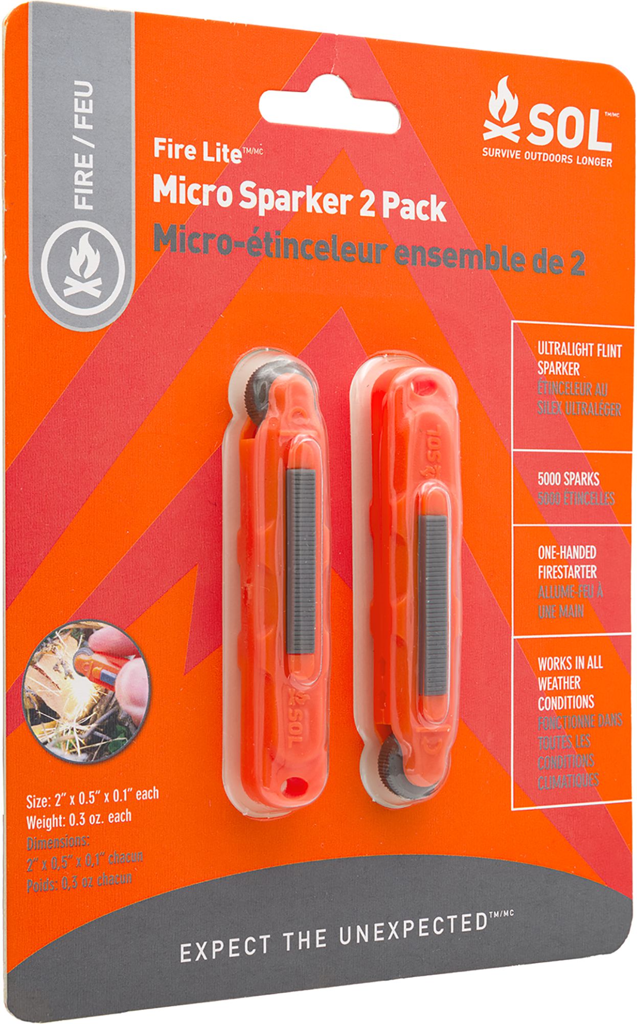 SOL Fire Lite Micro Sparker – 2 Pack product image