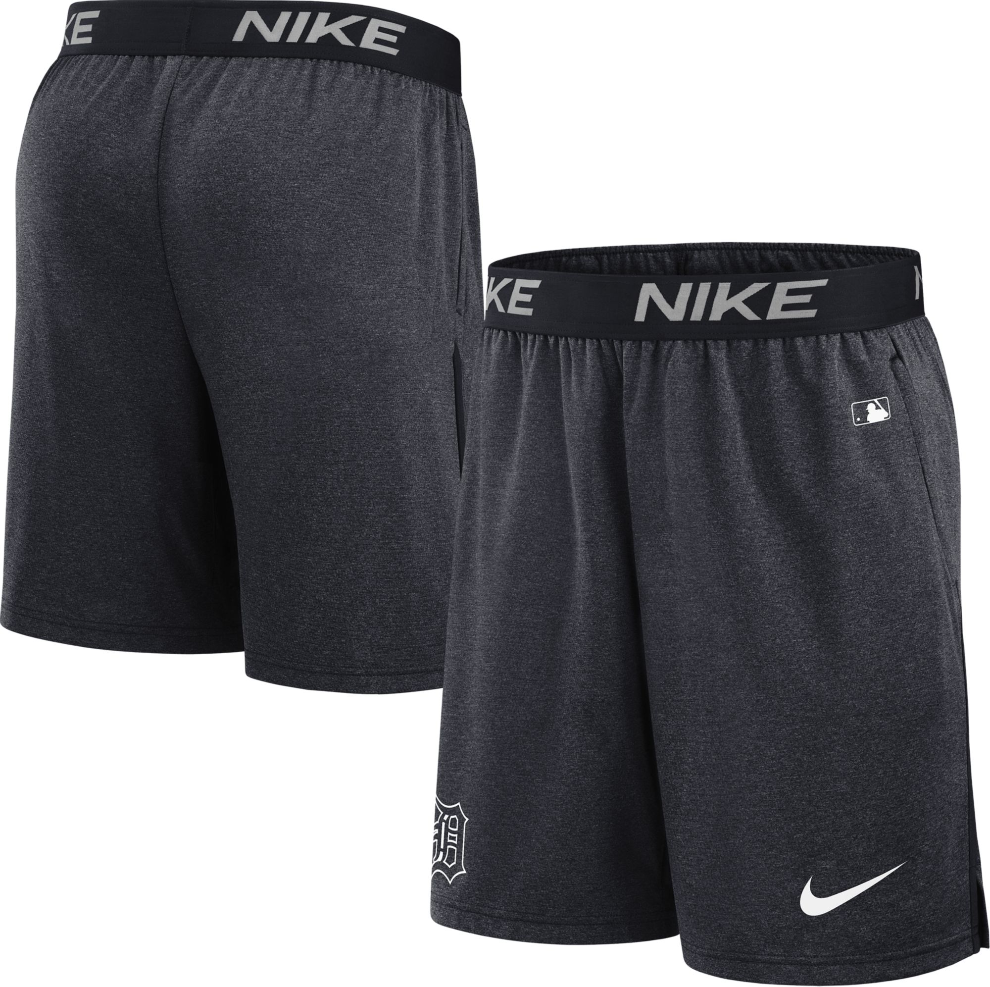 Nike Men's Detroit Tigers Blue Authentic Collection Knit Shorts