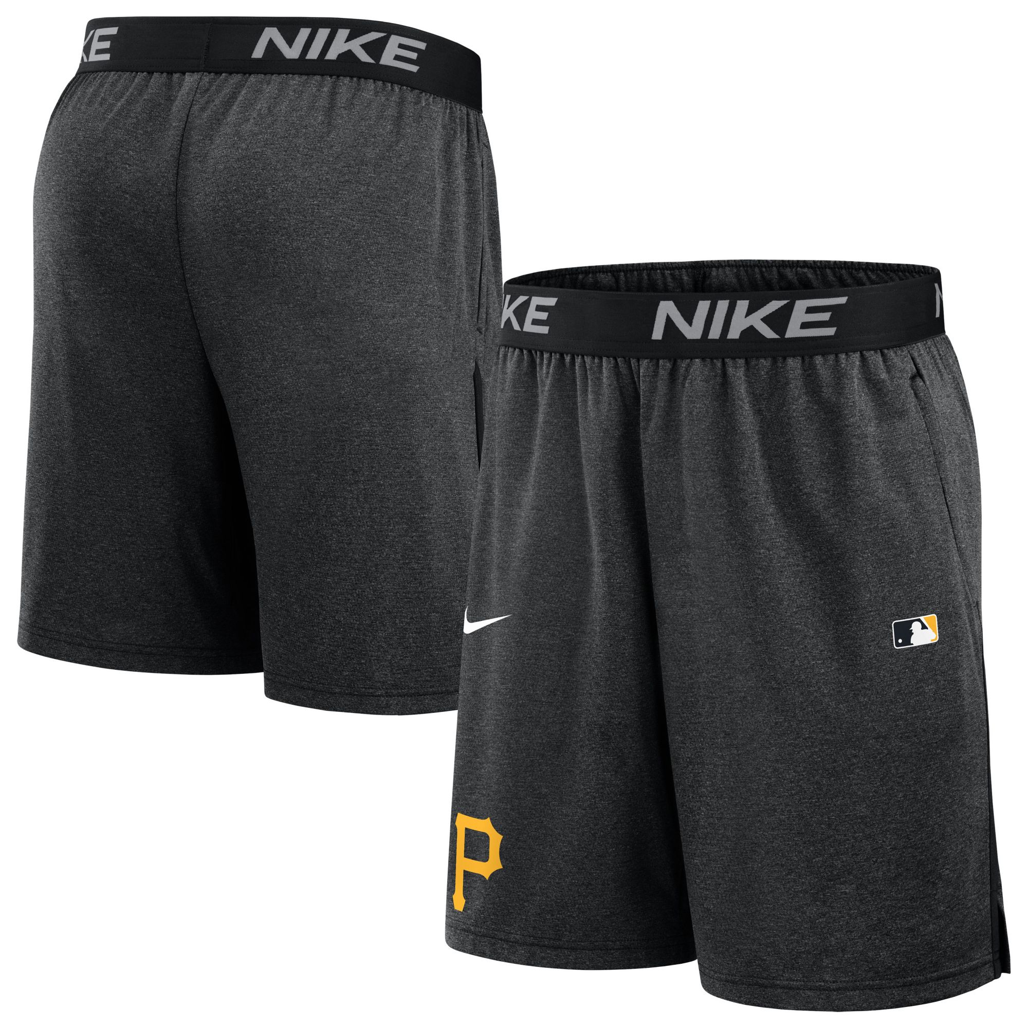 Nike Men's Pittsburgh Pirates Black Authentic Collection Dri-FIT Shorts product image
