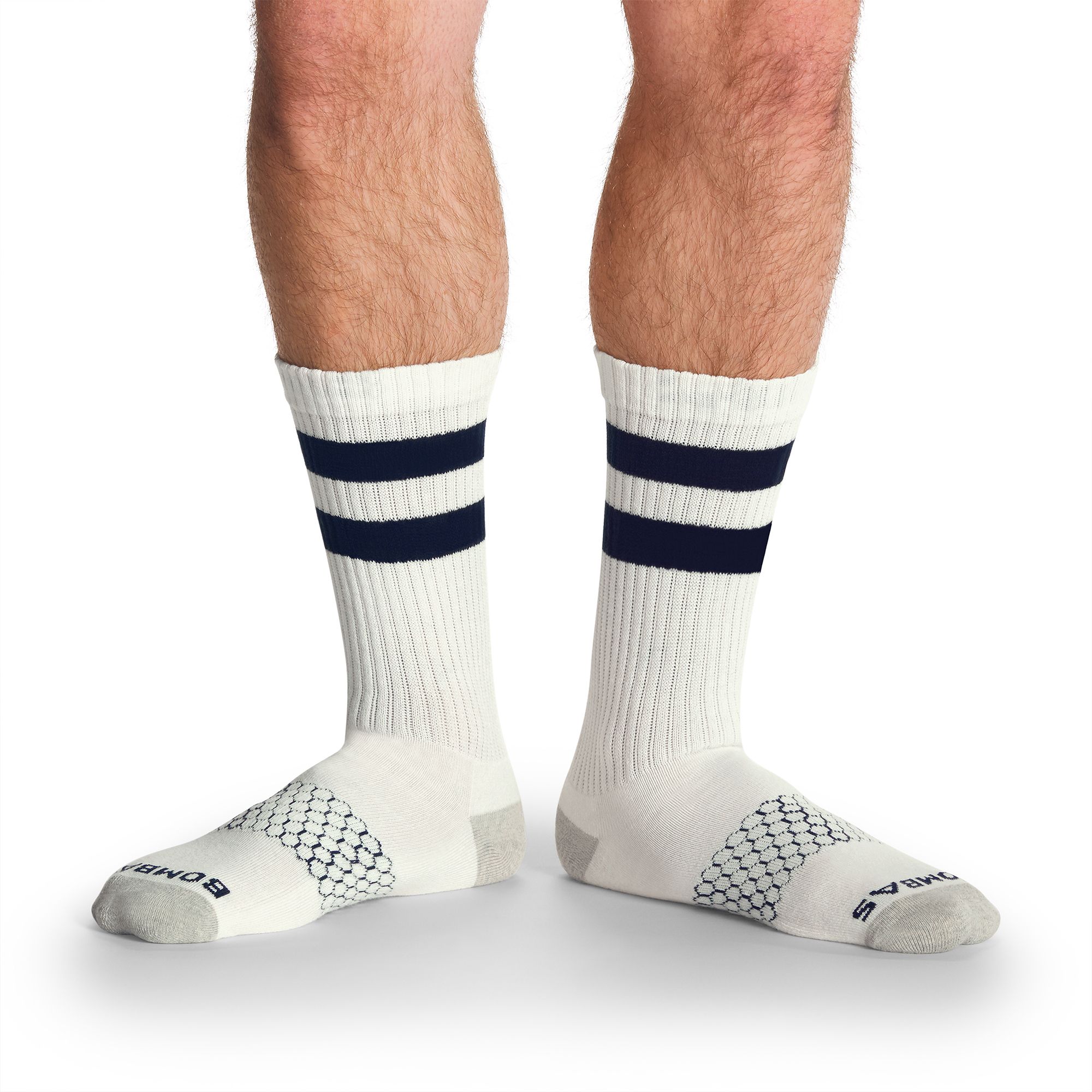 Bombas Men's Vintage Stripe Calf Socks product image