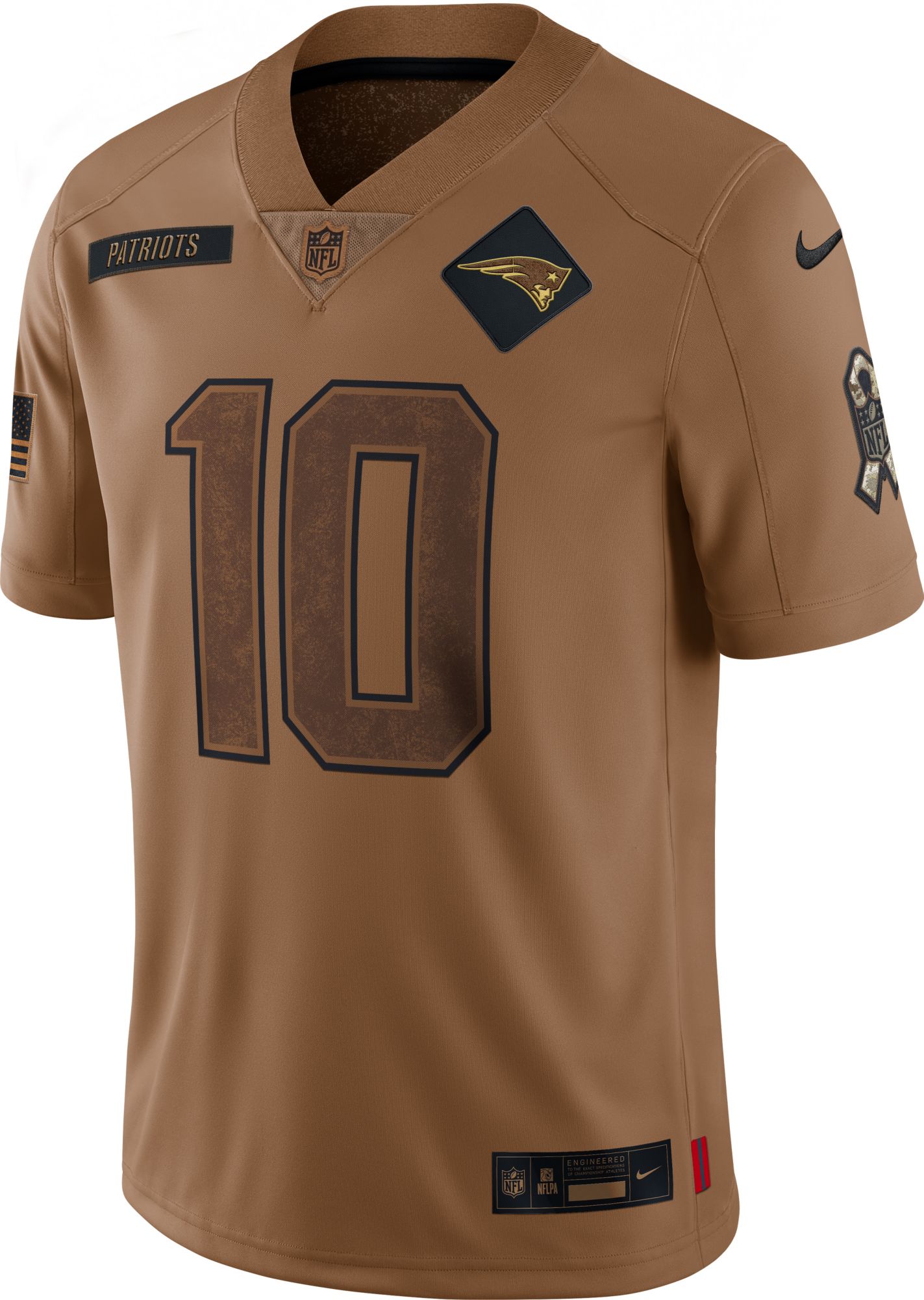 Nike Men's New England Patriots Mac Jones #10 2023 Salute to Service Limited Jersey