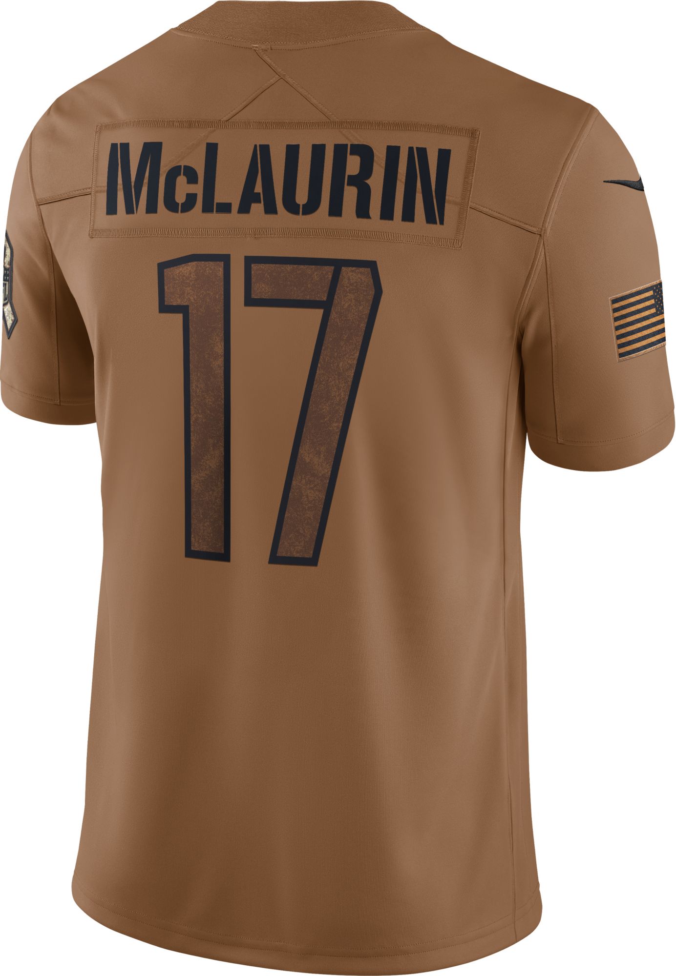 Nike Washington Football Team No17 Terry McLaurin Olive/Camo Men's Stitched NFL Limited 2017 Salute To Service Jersey
