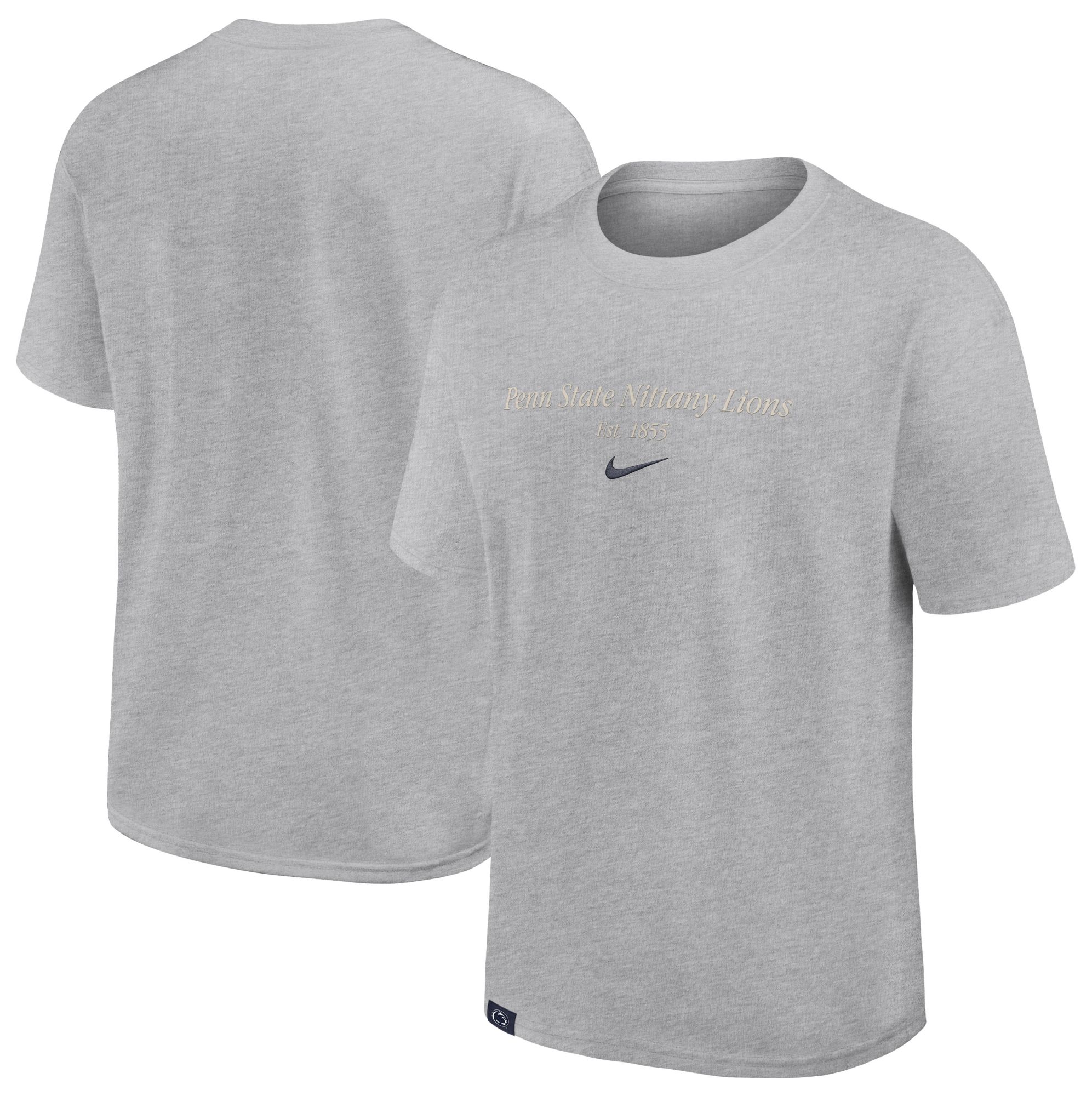 Nike Men's Penn State Nittany Lions Dark Grey Heather Max90 T-Shirt product image