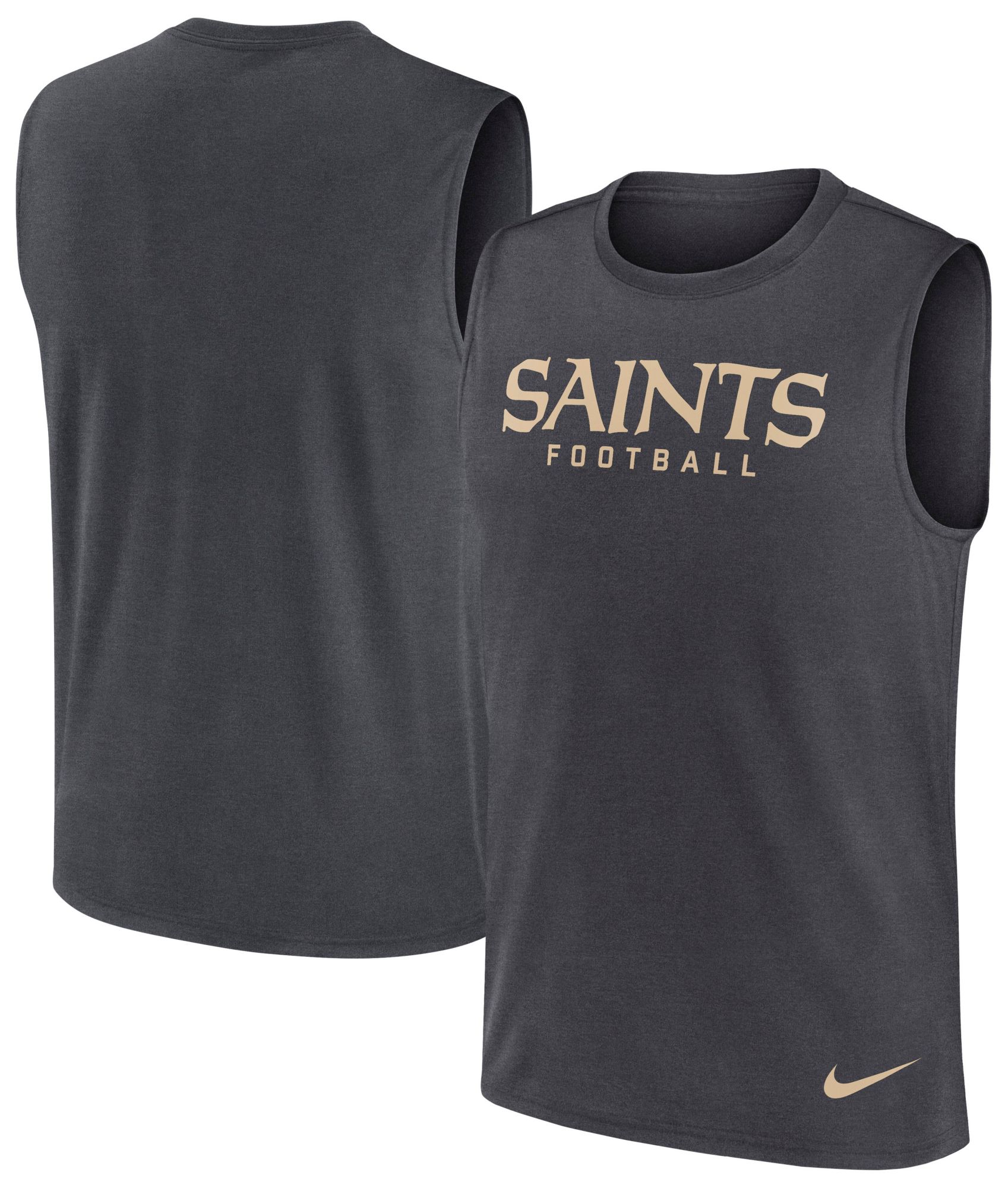 Nike Men's New Orleans Saints Anthracite Legend Muscle Tank Top product image