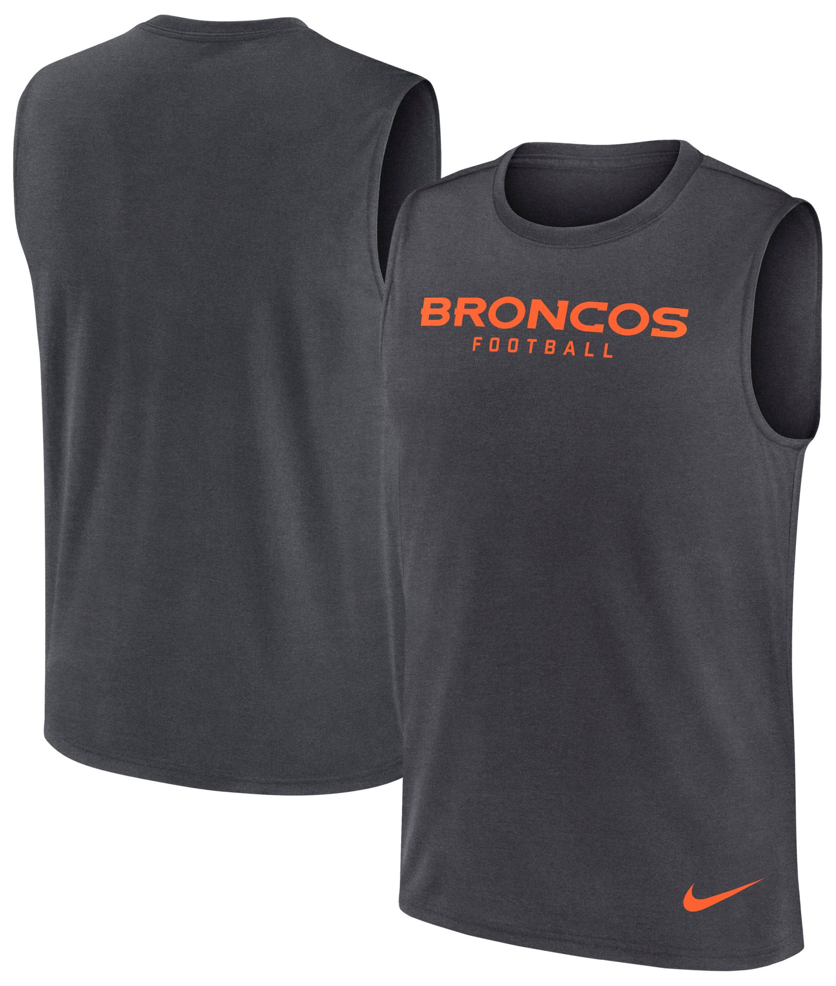 Nike Men's Denver Broncos Anthracite Legend Muscle Tank Top product image