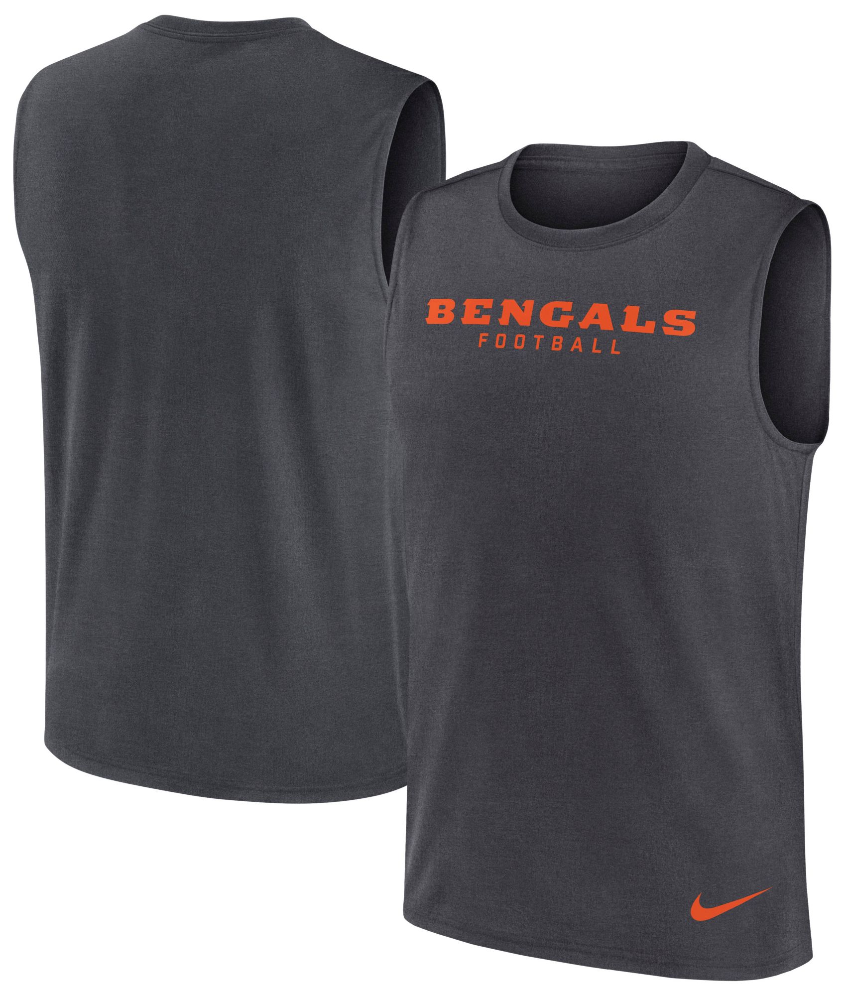 Nike Men's Cincinnati Bengals Anthracite Legend Muscle Tank Top product image