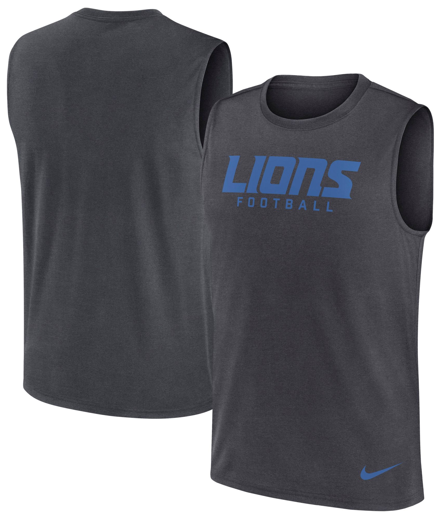 Nike Men's Detroit Lions Anthracite Legend Muscle Tank Top product image