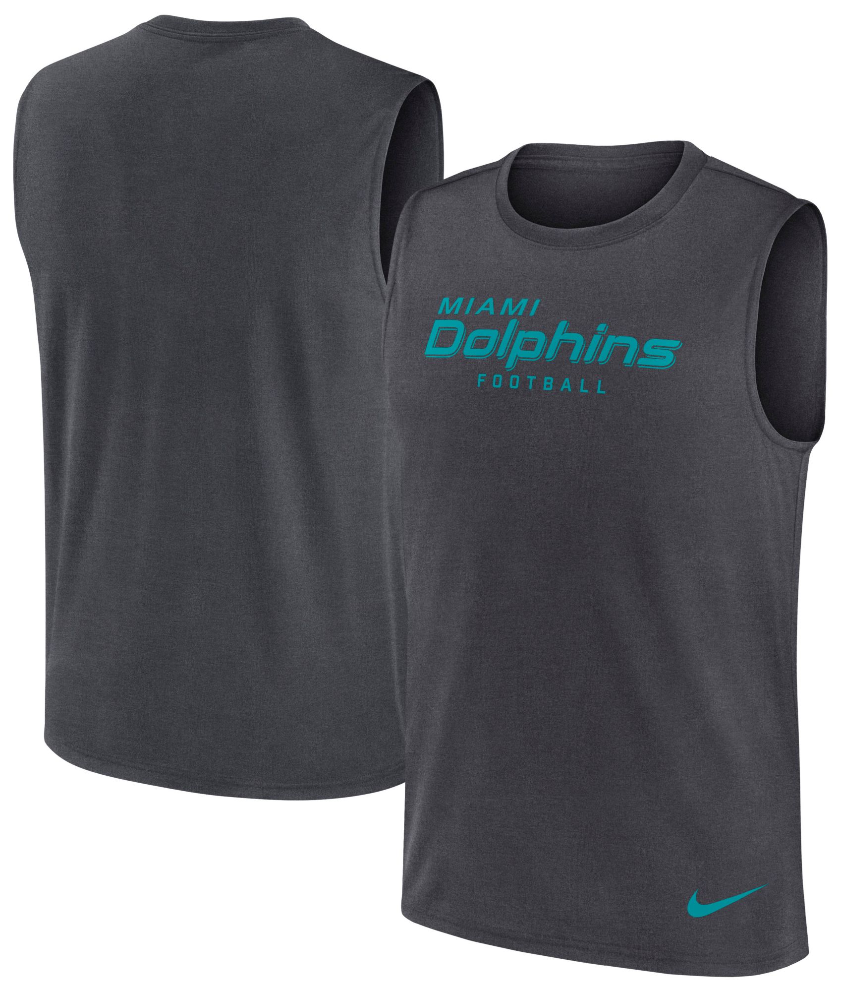 Nike Men's Miami Dolphins Anthracite Legend Muscle Tank Top product image