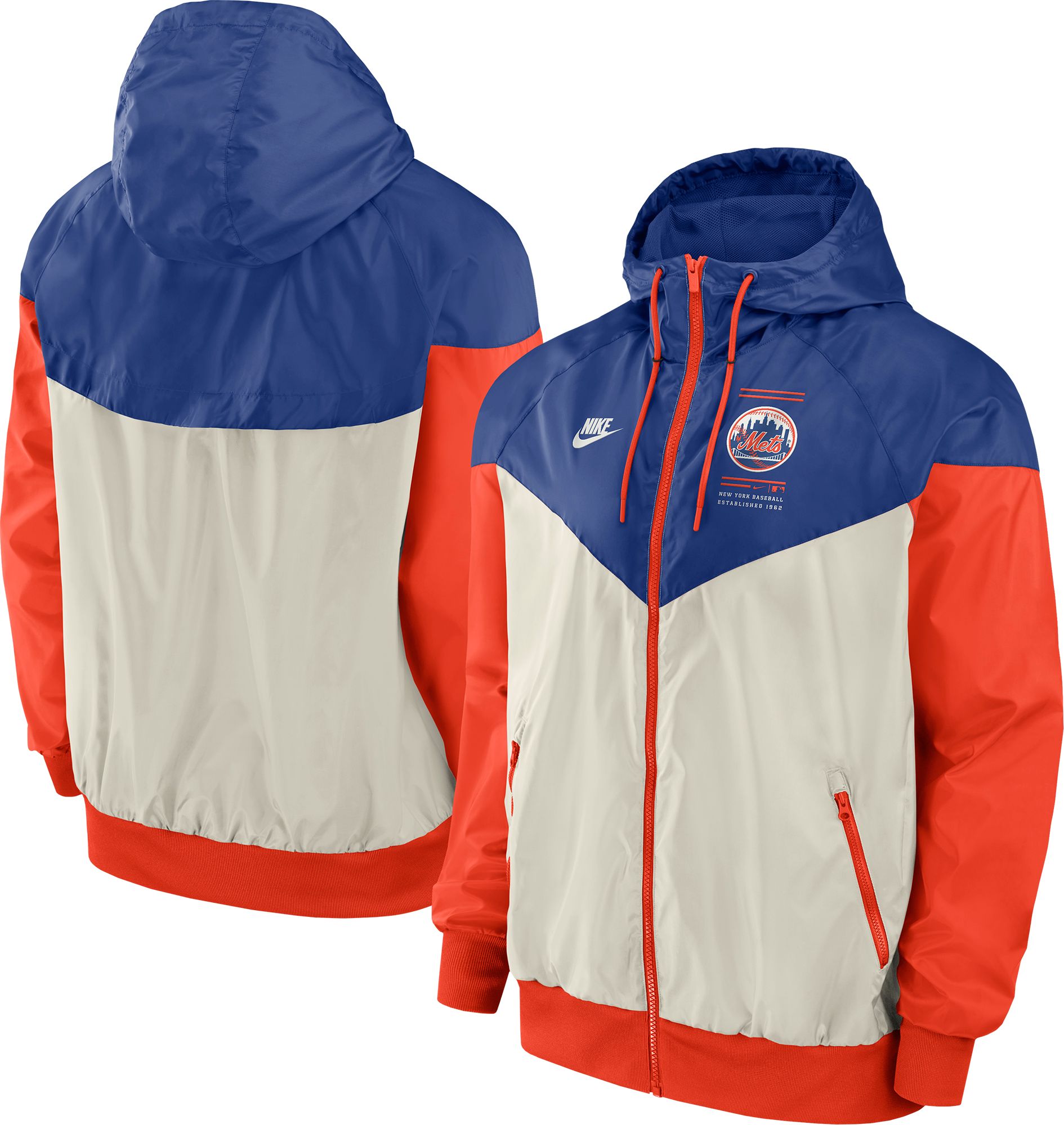 Nike Men's New York Mets Blue Windrunner Jacket