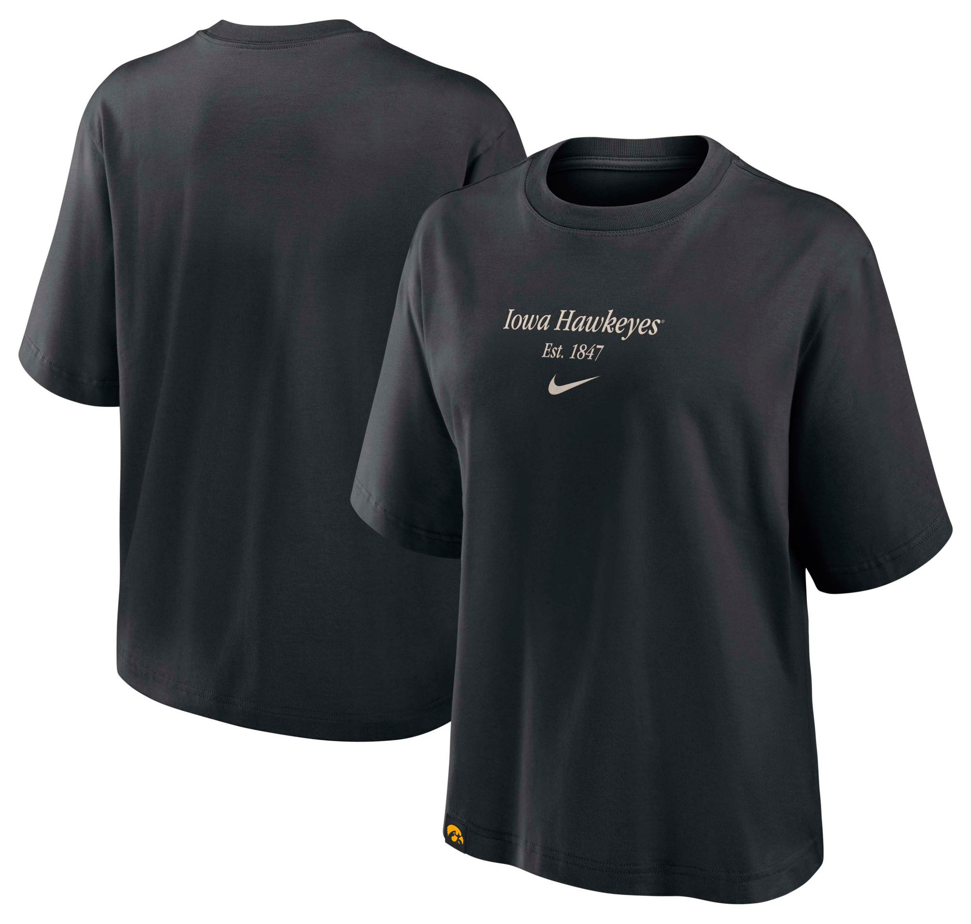 Nike Women's Iowa Hawkeyes Black Tag Box T-Shirt product image