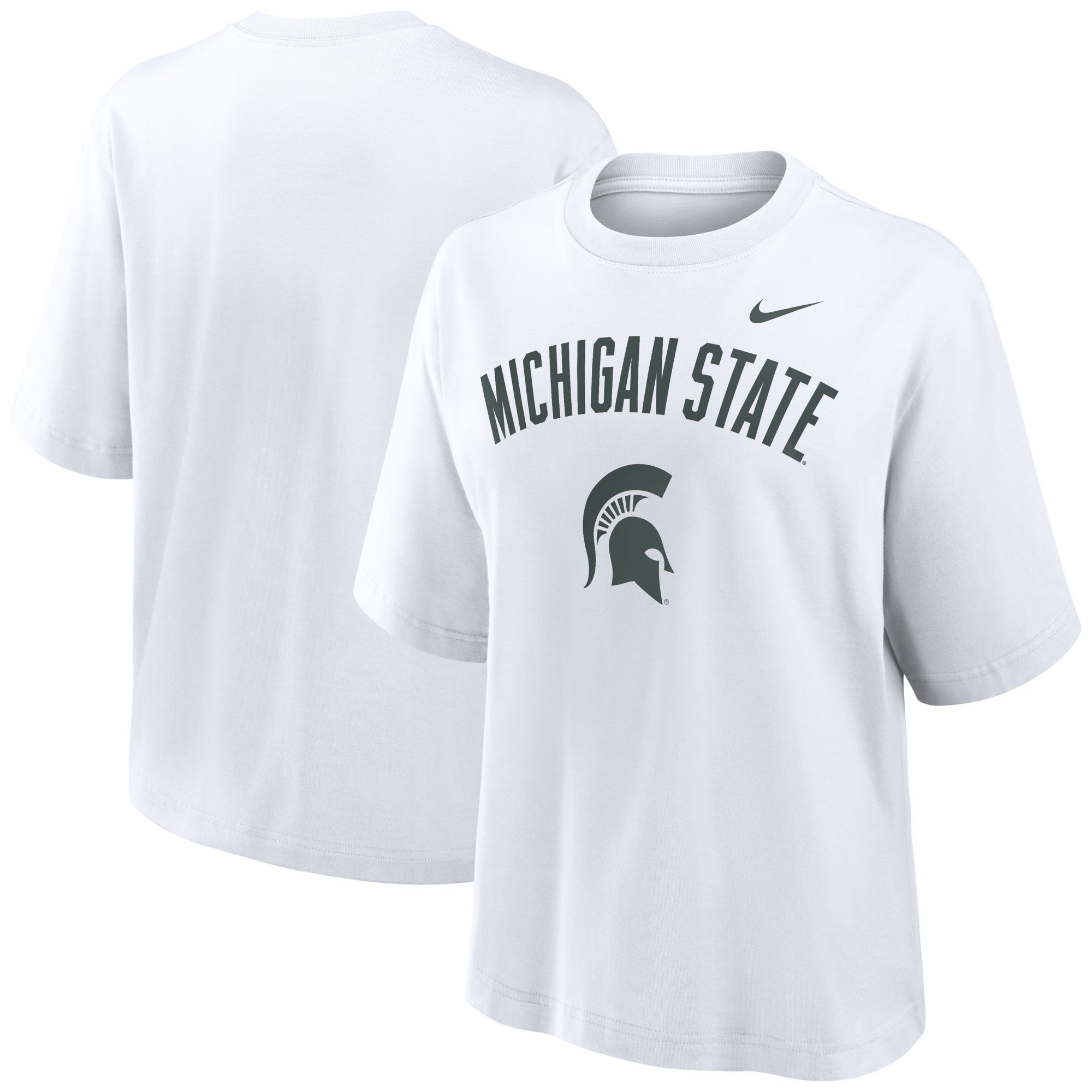 Nike Women's Michigan State Spartans White Boxy T-Shirt product image