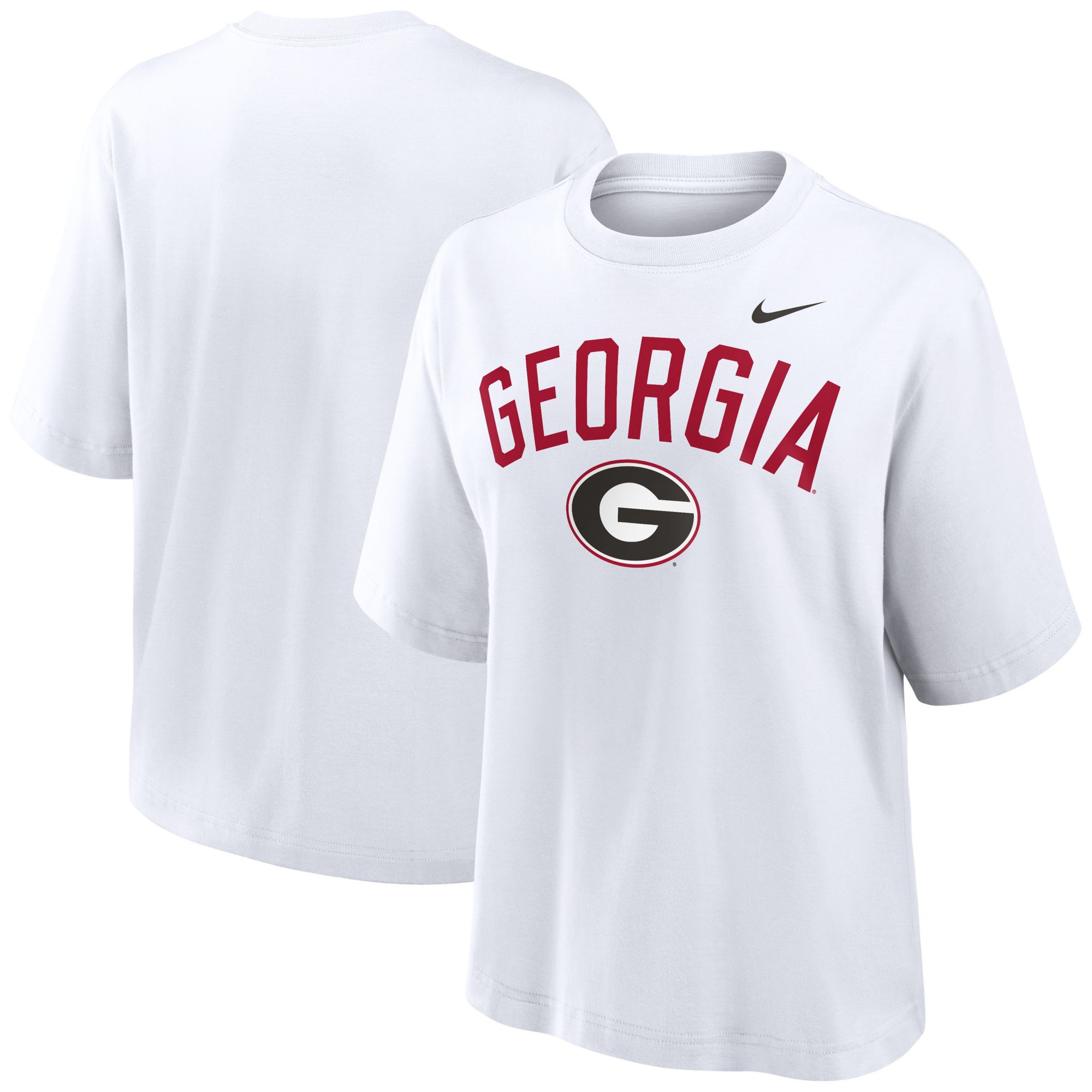Nike Women's Georgia Bulldogs White Boxy T-Shirt product image