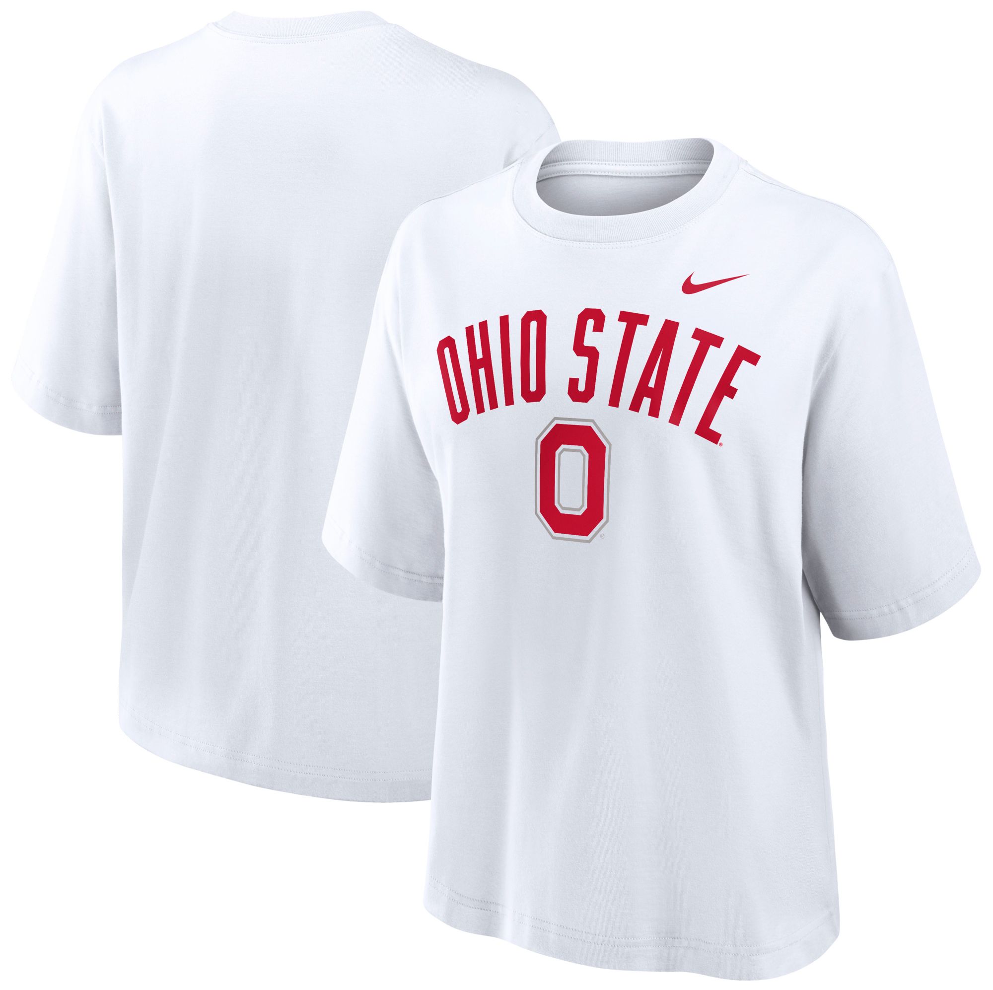 Nike Women's Ohio State Buckeyes White Boxy T-Shirt product image