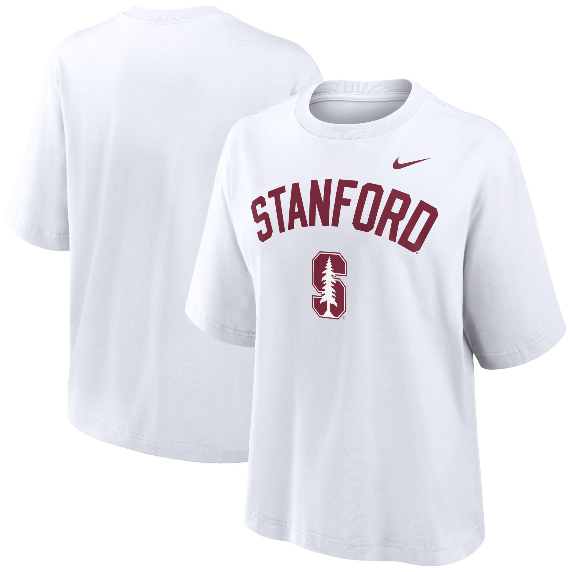 Nike Women's Stanford Cardinal White Boxy T-Shirt product image