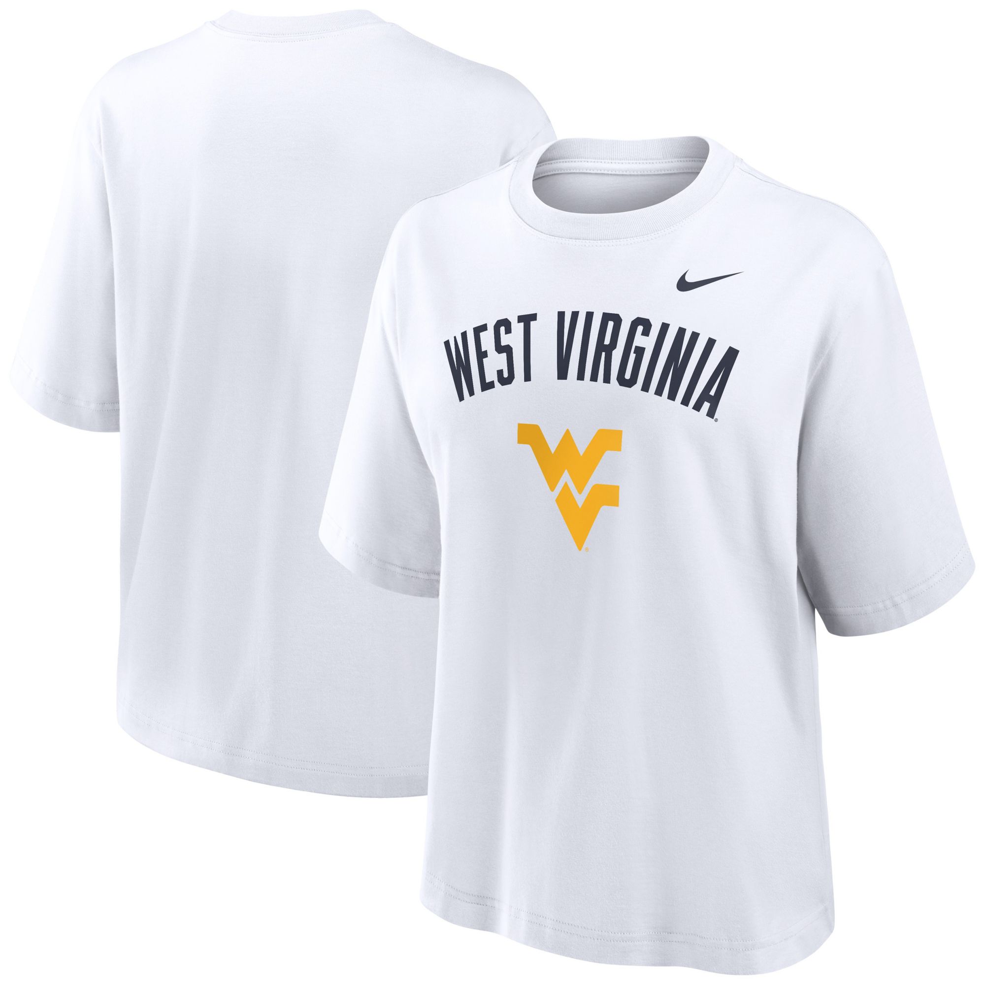 Nike Women's West Virginia Mountaineers White Boxy T-Shirt product image