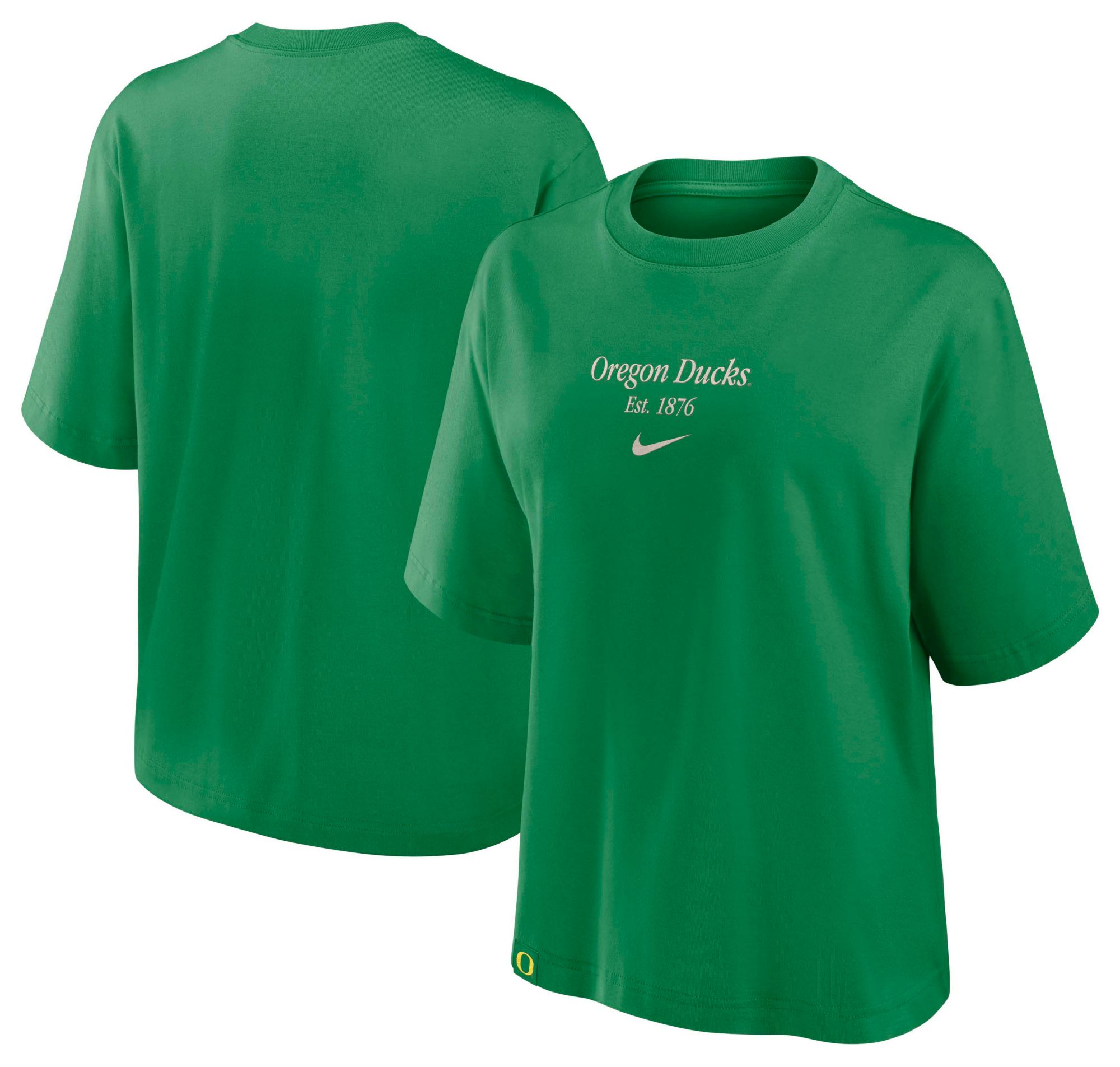 Nike Women's Oregon Ducks Apple Green Tag Box T-Shirt product image