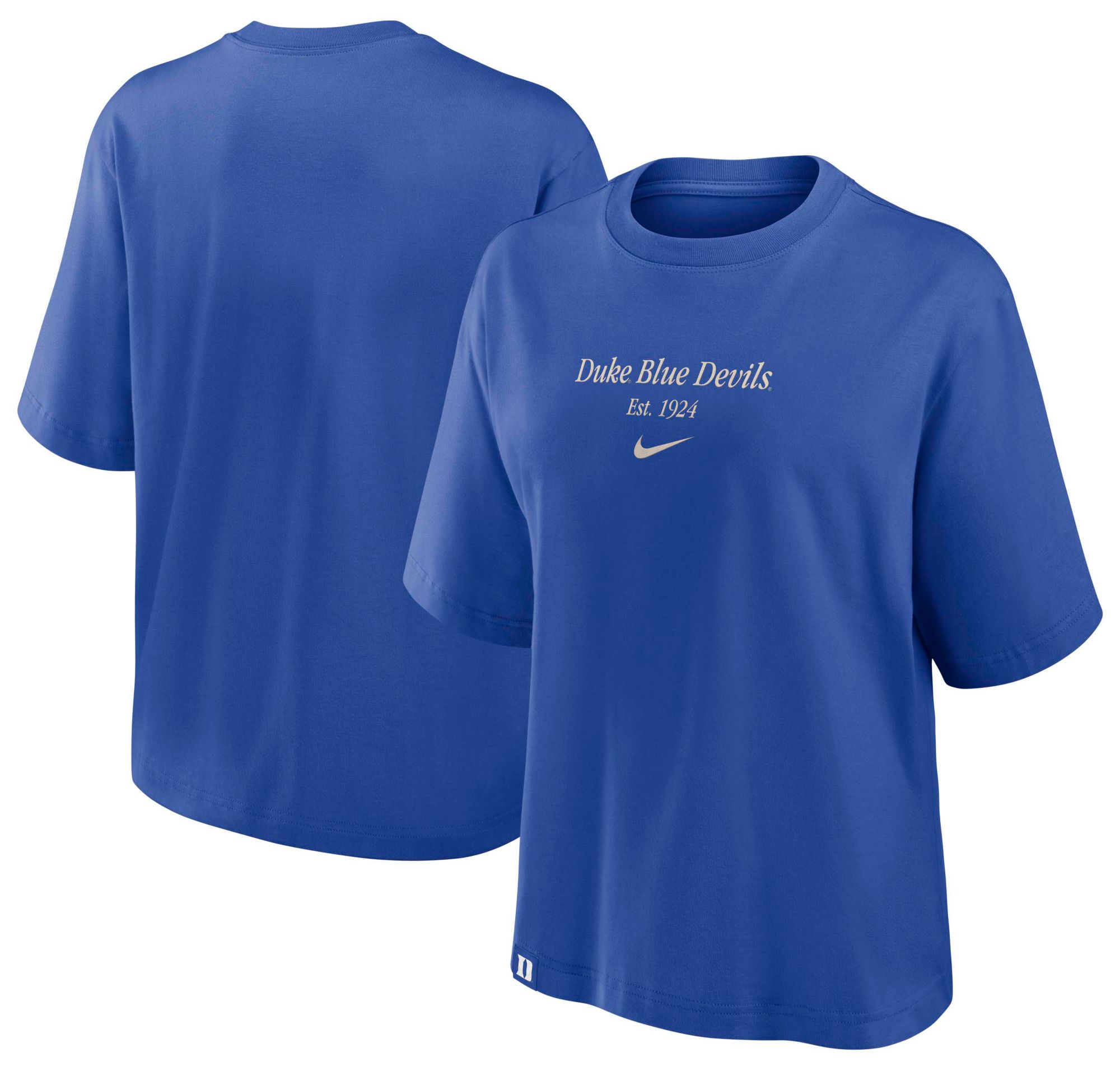 Nike Women's Duke Blue Devils Game Royal Tag Box T-Shirt product image