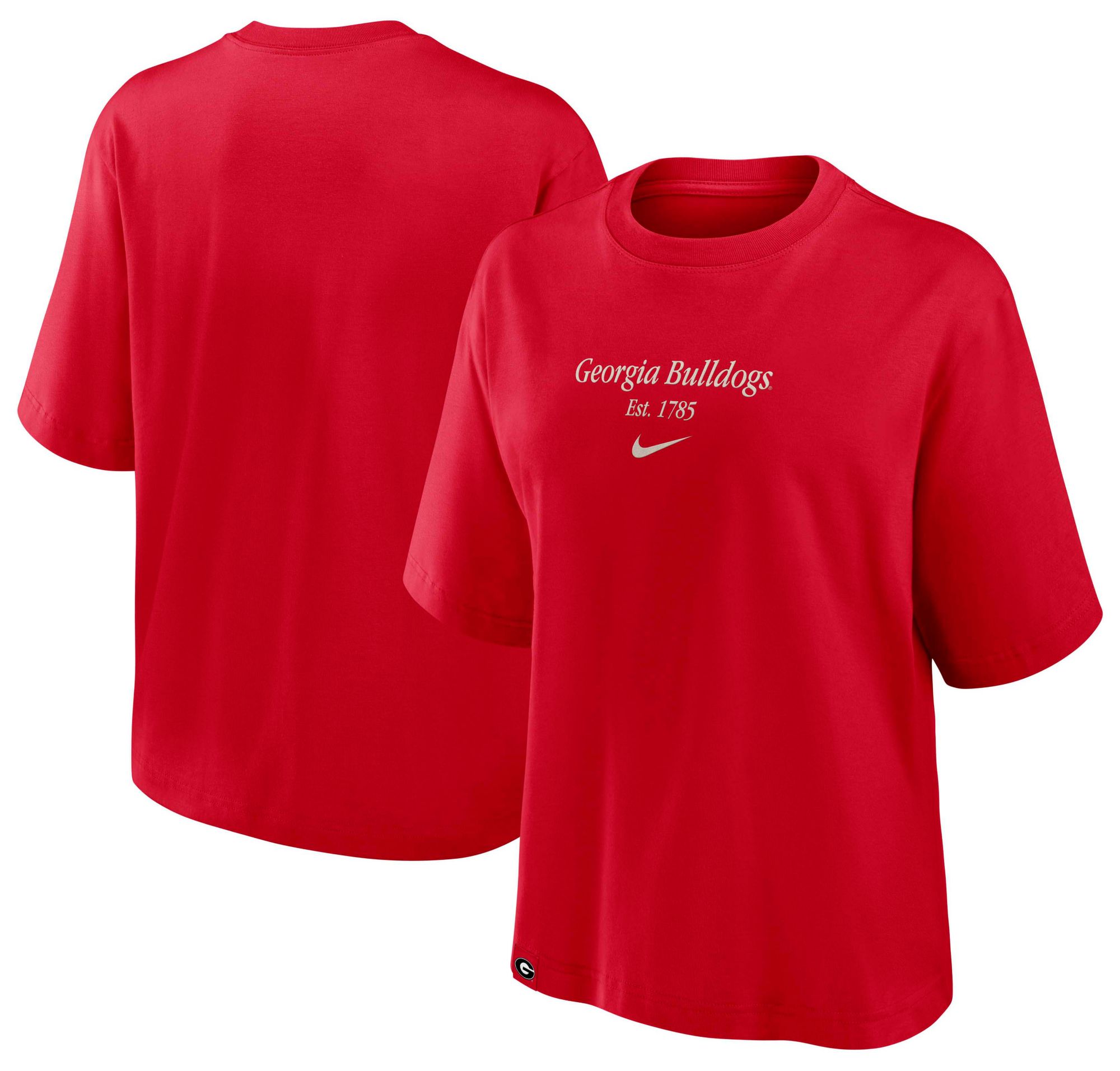 Nike Women's Georgia Bulldogs University Red Tag Box T-Shirt product image