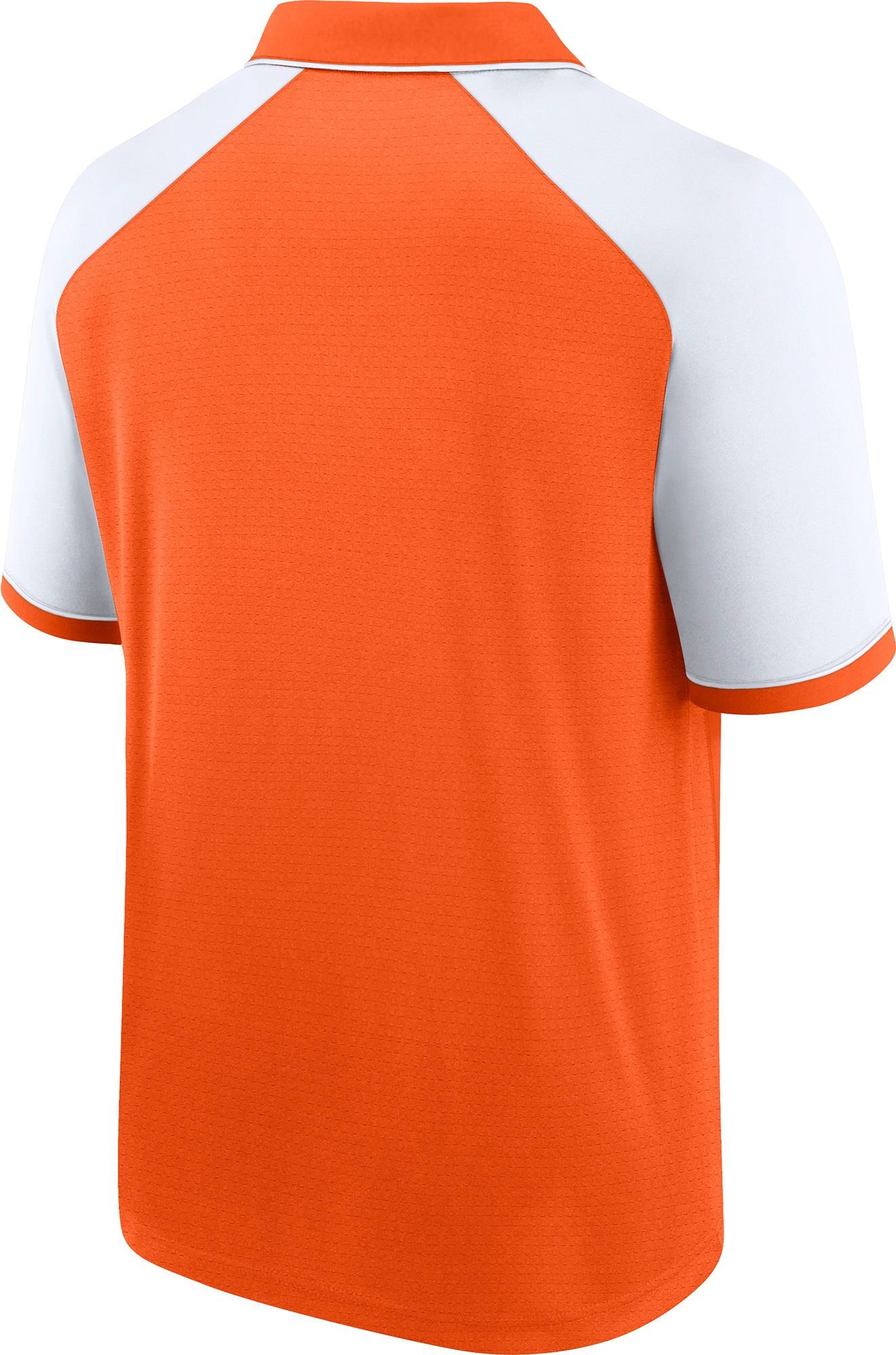 NCAA Men's Oklahoma State Cowboys Orange/White Agility Logo Polo product image