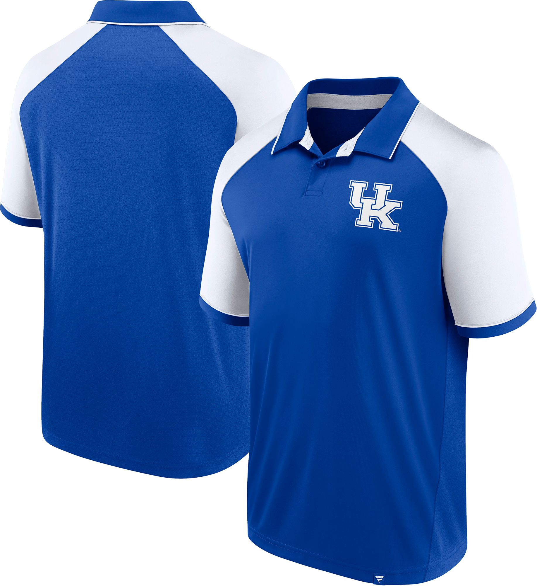 NCAA Men's Kentucky Wildcats Royal/White Agility Logo Polo product image