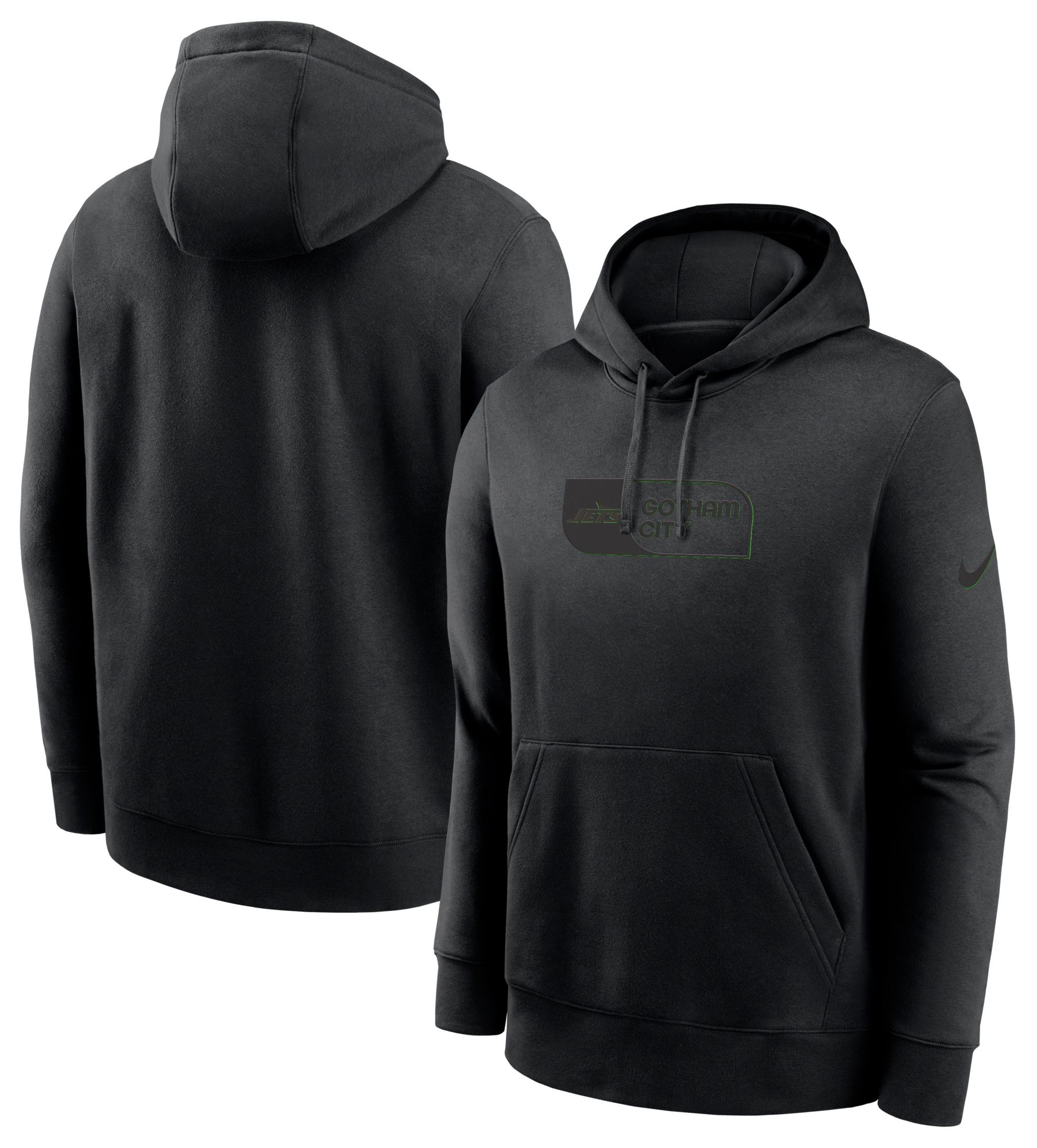 Nike Men's New York Jets Edge Black Club Hoodie product image