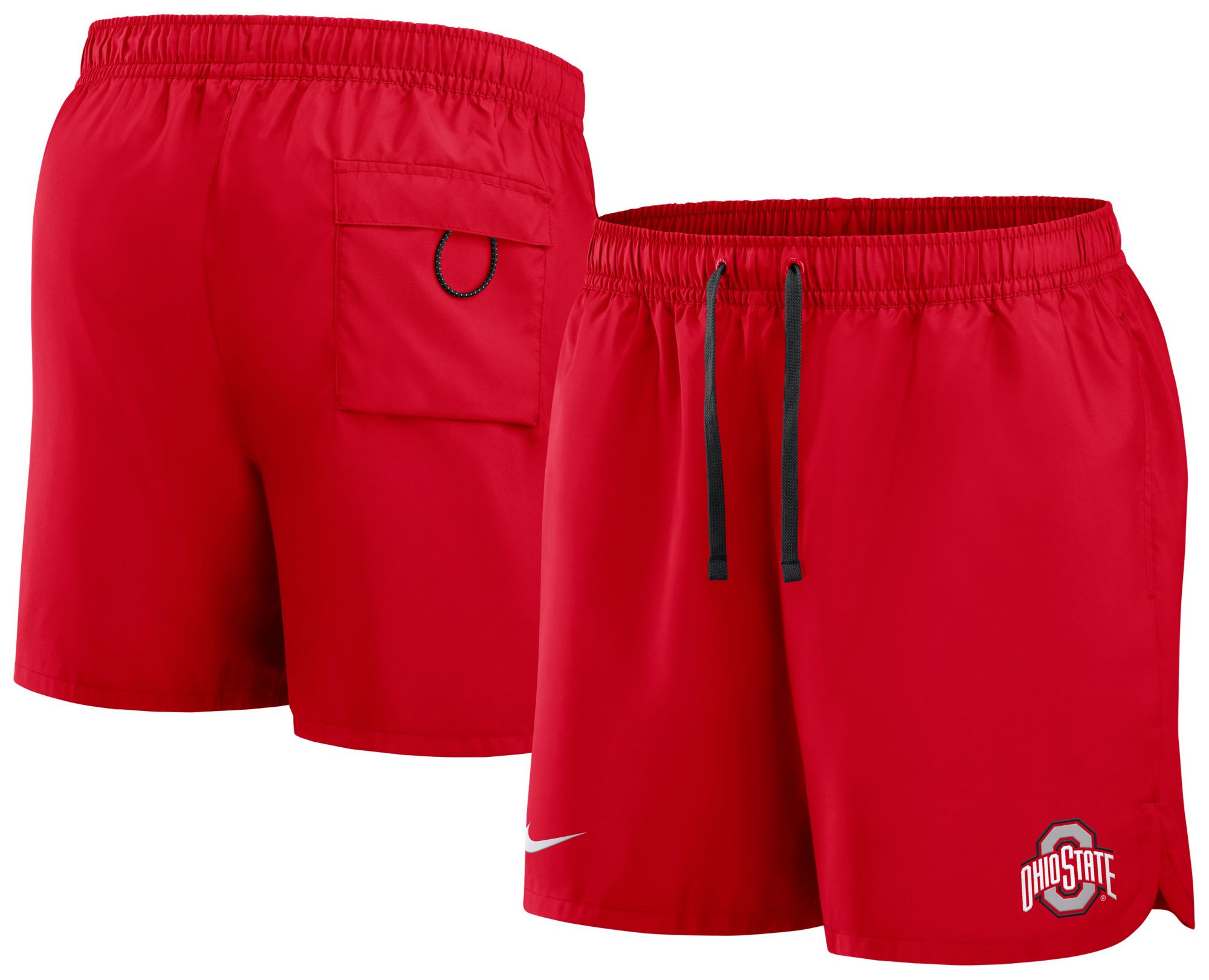 Nike Men's Ohio State Buckeyes University Red/Black Woven Shorts product image