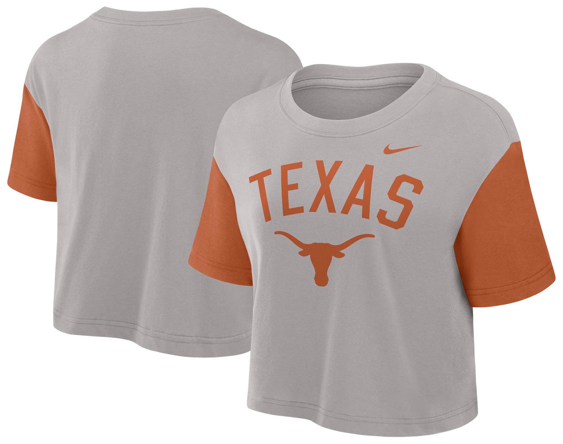 Nike Women's Texas Longhorns Color Block Grey T-Shirt product image