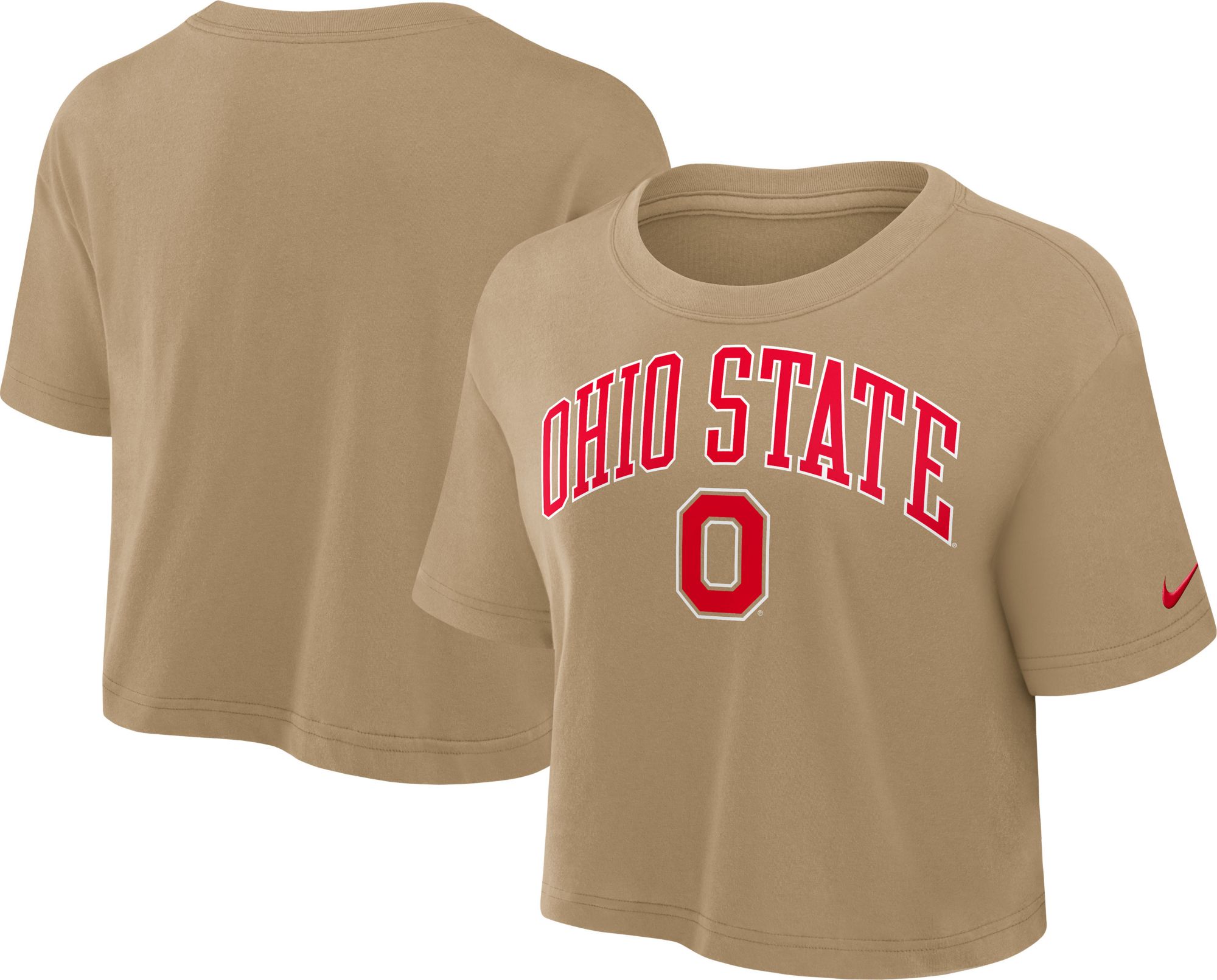 Nike Women's Ohio State Buckeyes Brown Arch Logo T-Shirt product image