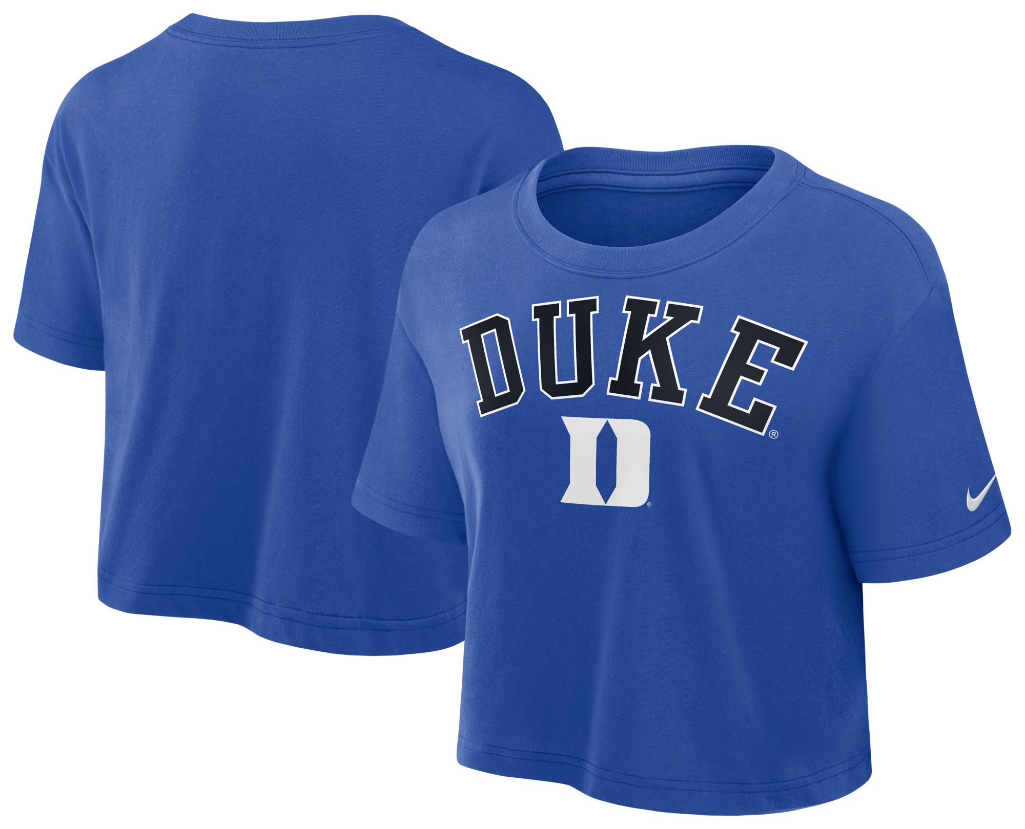 Nike Women's Duke Blue Devils Game Royal Arch Cropped T-Shirt product image