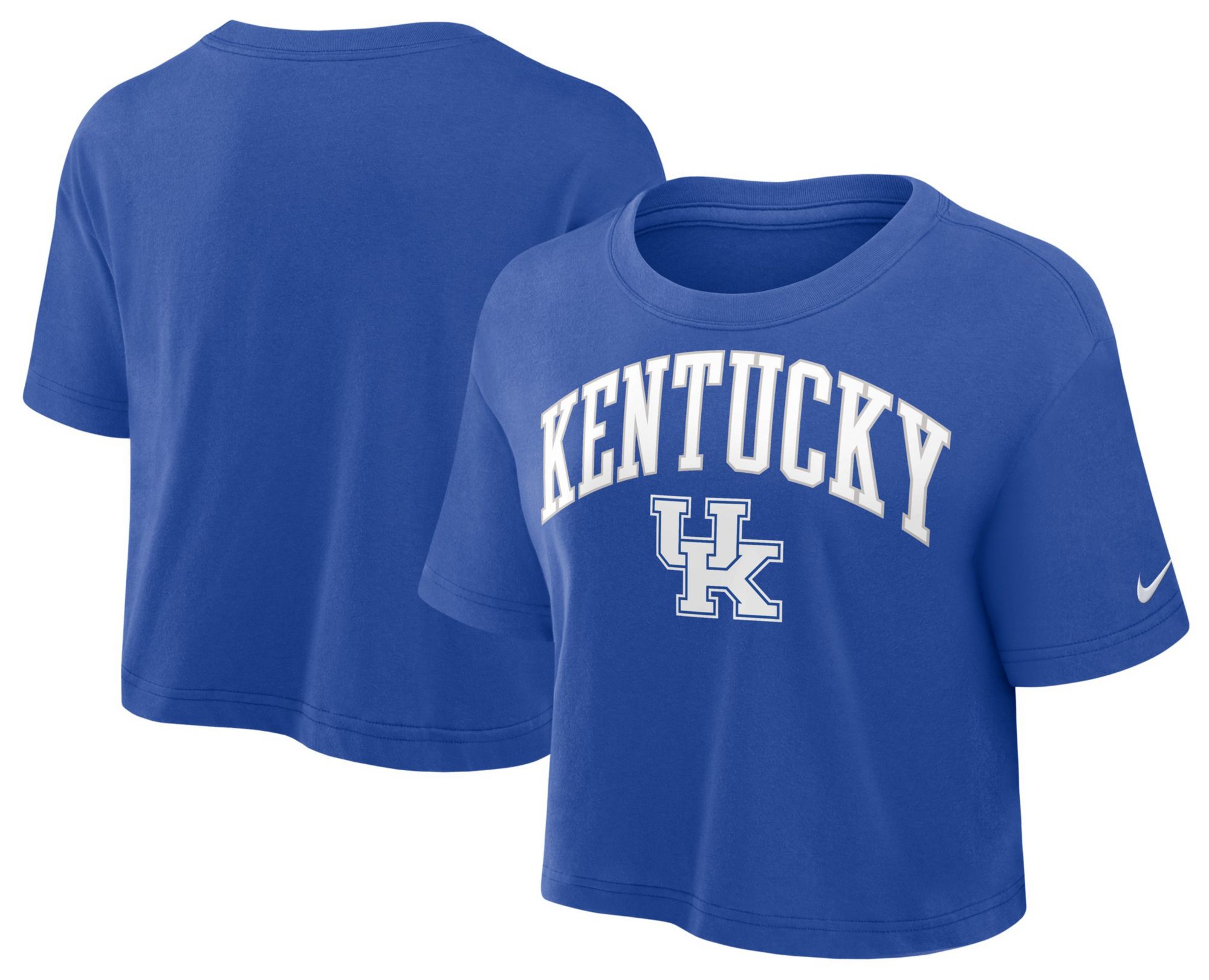 Nike Women's Kentucky Wildcats Game Royal Arch Cropped T-Shirt product image