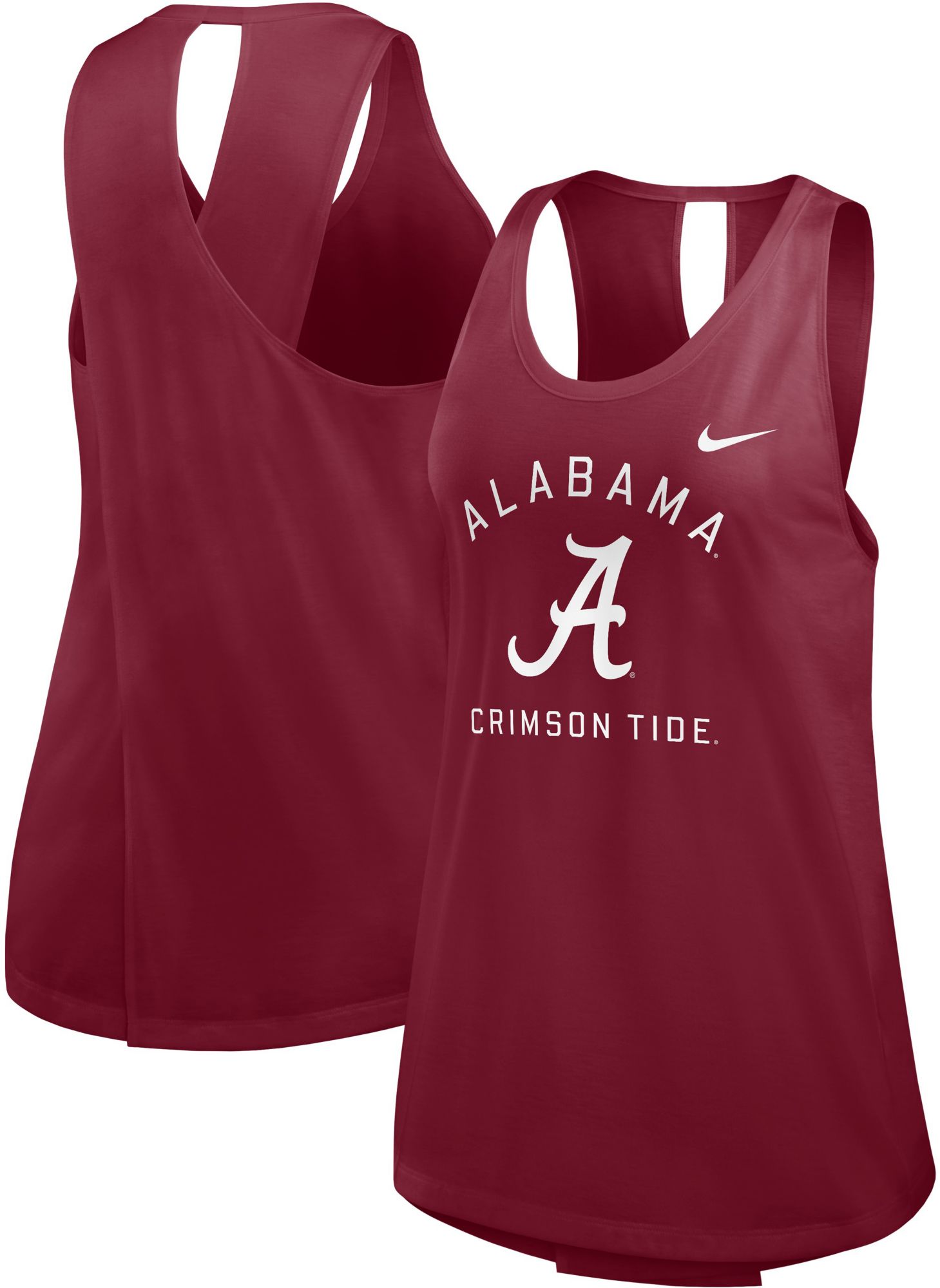 Nike Women's Alabama Crimson Tide Crimson Open Back Tank Top product image