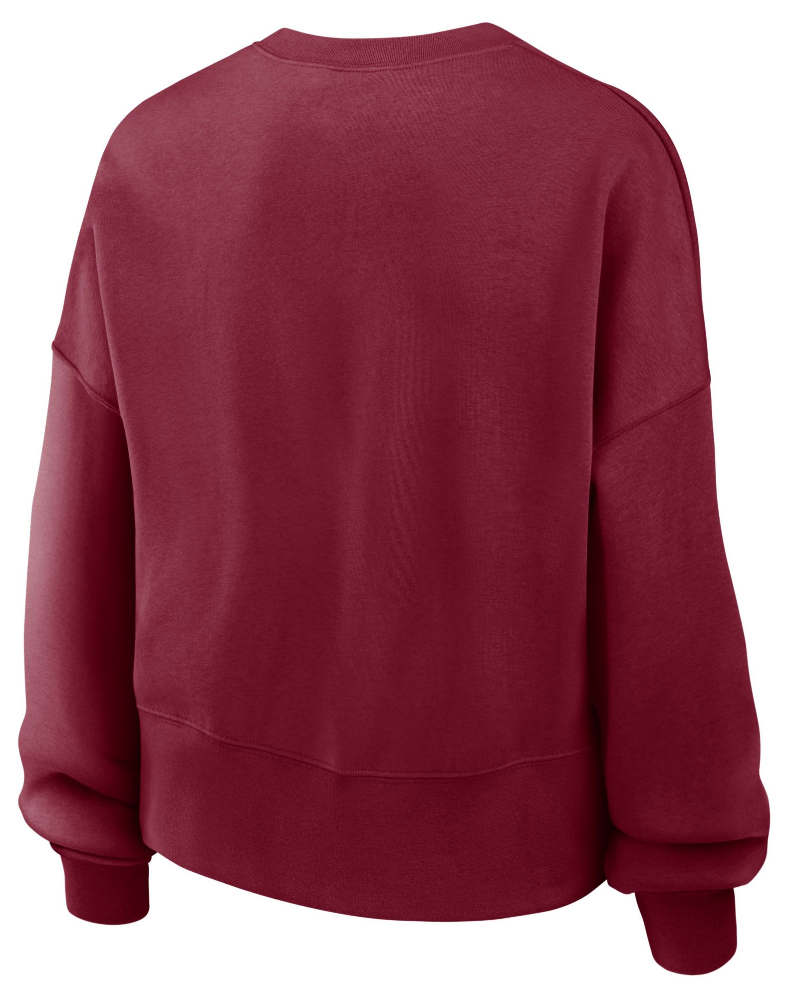 Nike Women's Alabama Crimson Tide Crimson Logo Oversized Crew Neck Sweatshirt product image