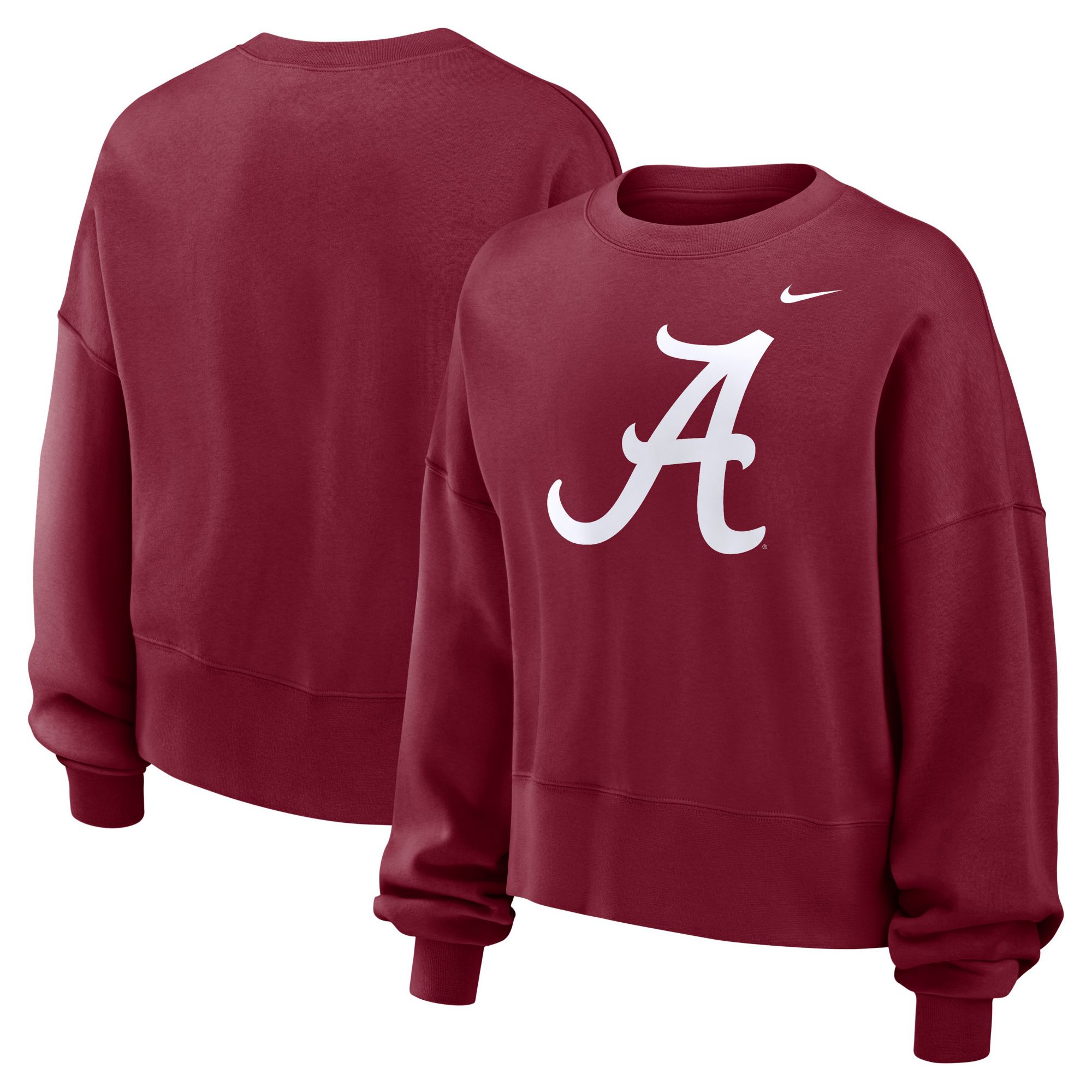 Nike Women's Alabama Crimson Tide Crimson Logo Oversized Crew Neck Sweatshirt product image