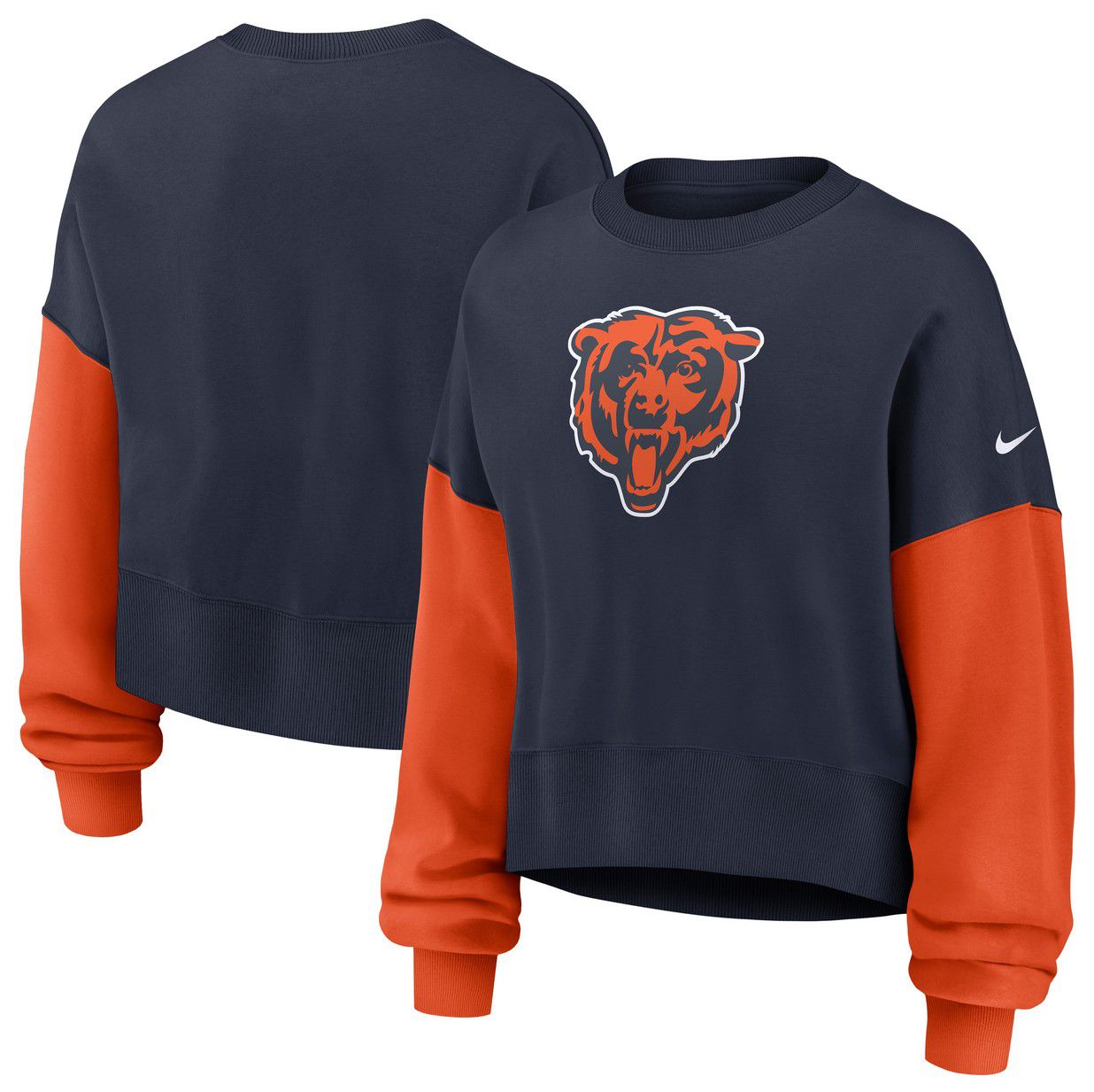 Nike Women's Chicago Bears Marine Phoenix Logo Crew Pullover Sweatshirt product image