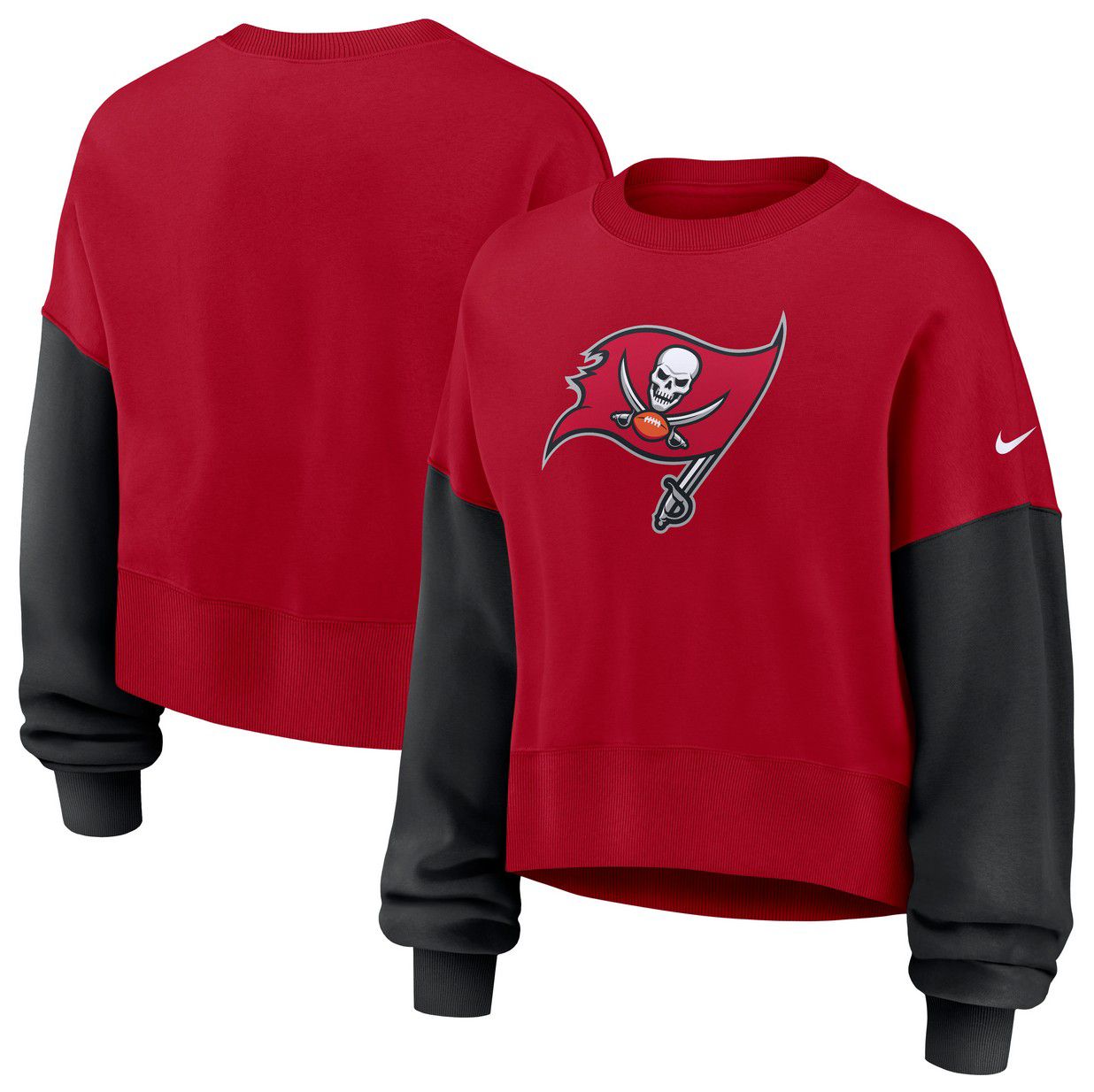 Nike Women's Tampa Bay Buccaneers Gym Red Phoenix Logo Crew Pullover Sweatshirt product image