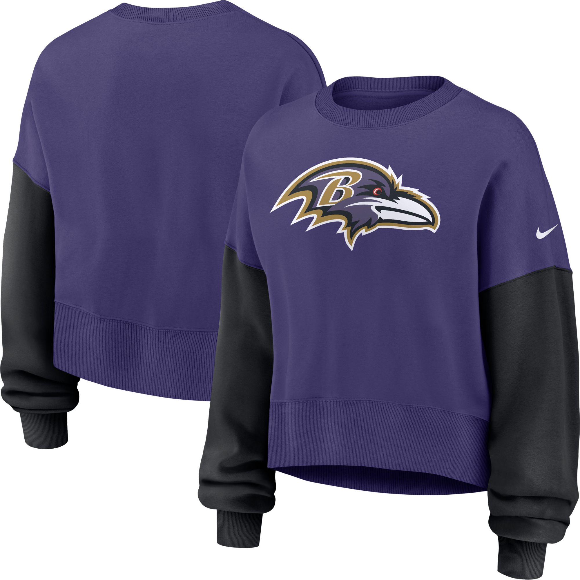 Nike Women's Baltimore Ravens New Orchid Phoenix Logo Crew Pullover Sweatshirt product image