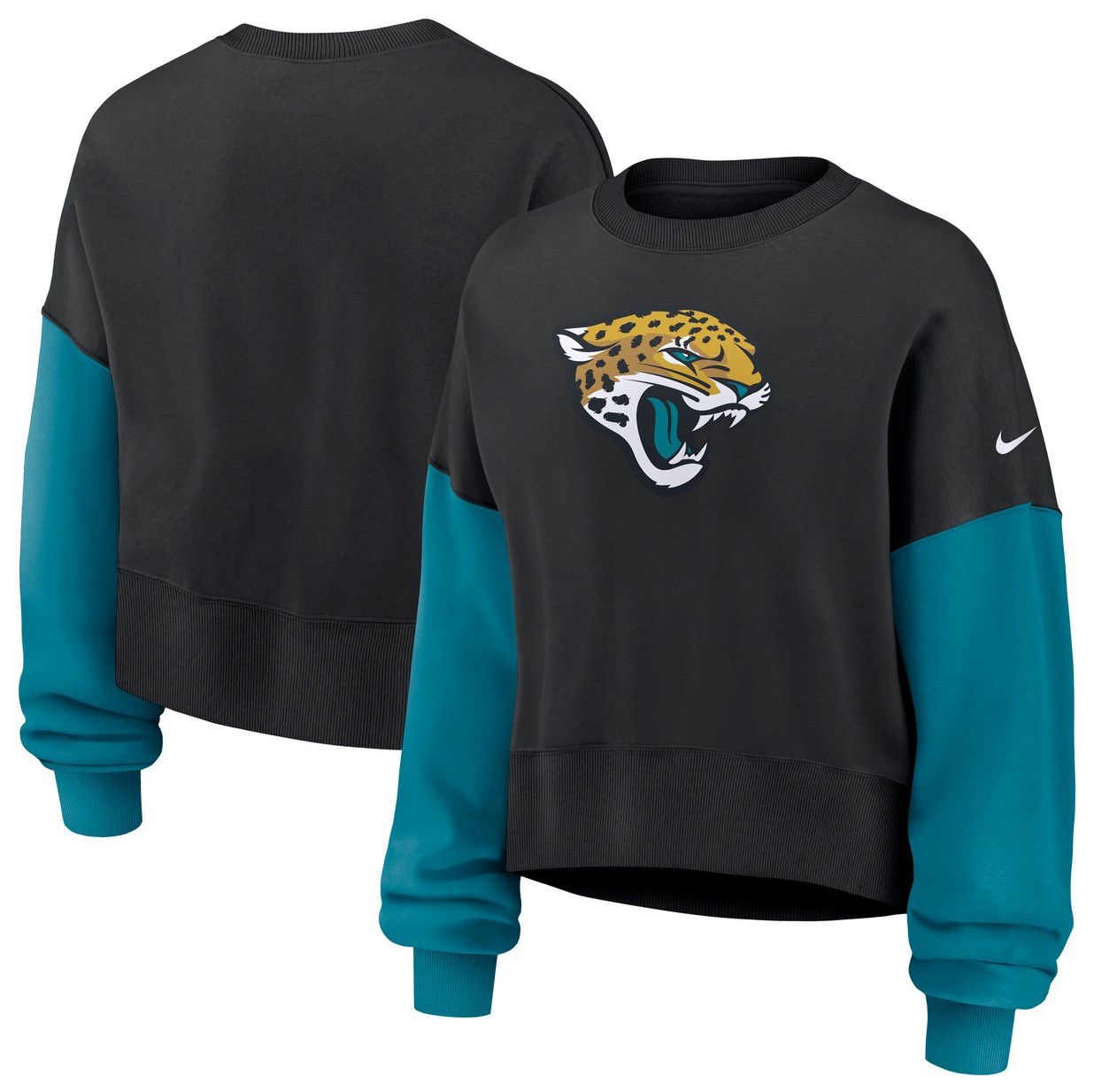 Nike Women's Jacksonville Jaguars Black Phoenix Logo Crew Pullover Sweatshirt product image