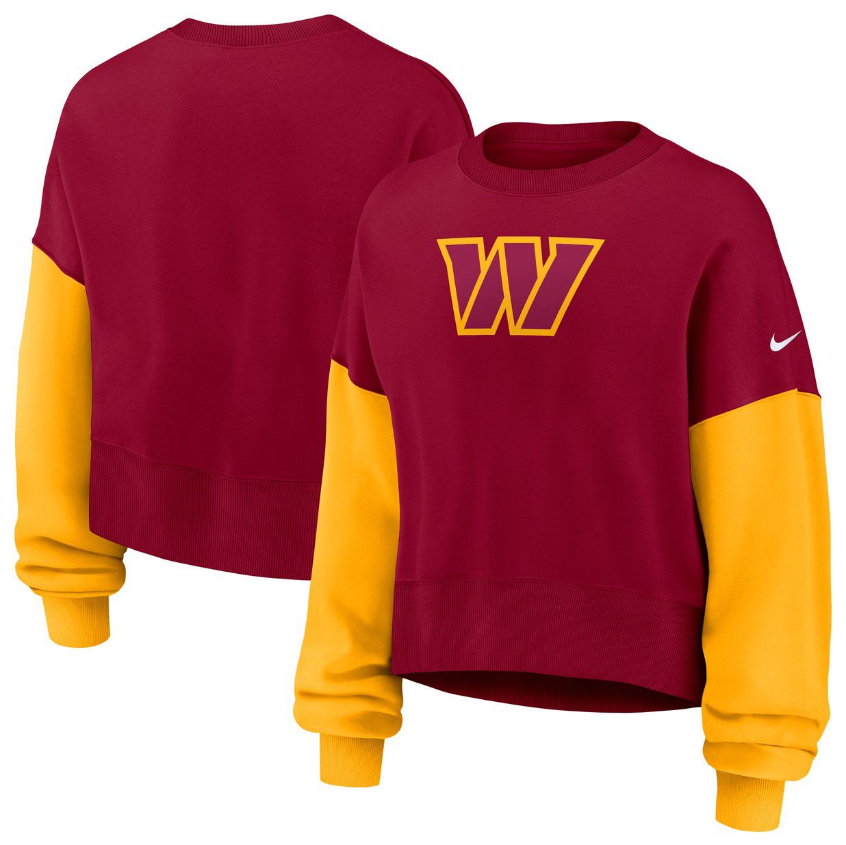 Nike Women's Washington Commanders Team Red Phoenix Logo Crew Pullover Sweatshirt product image
