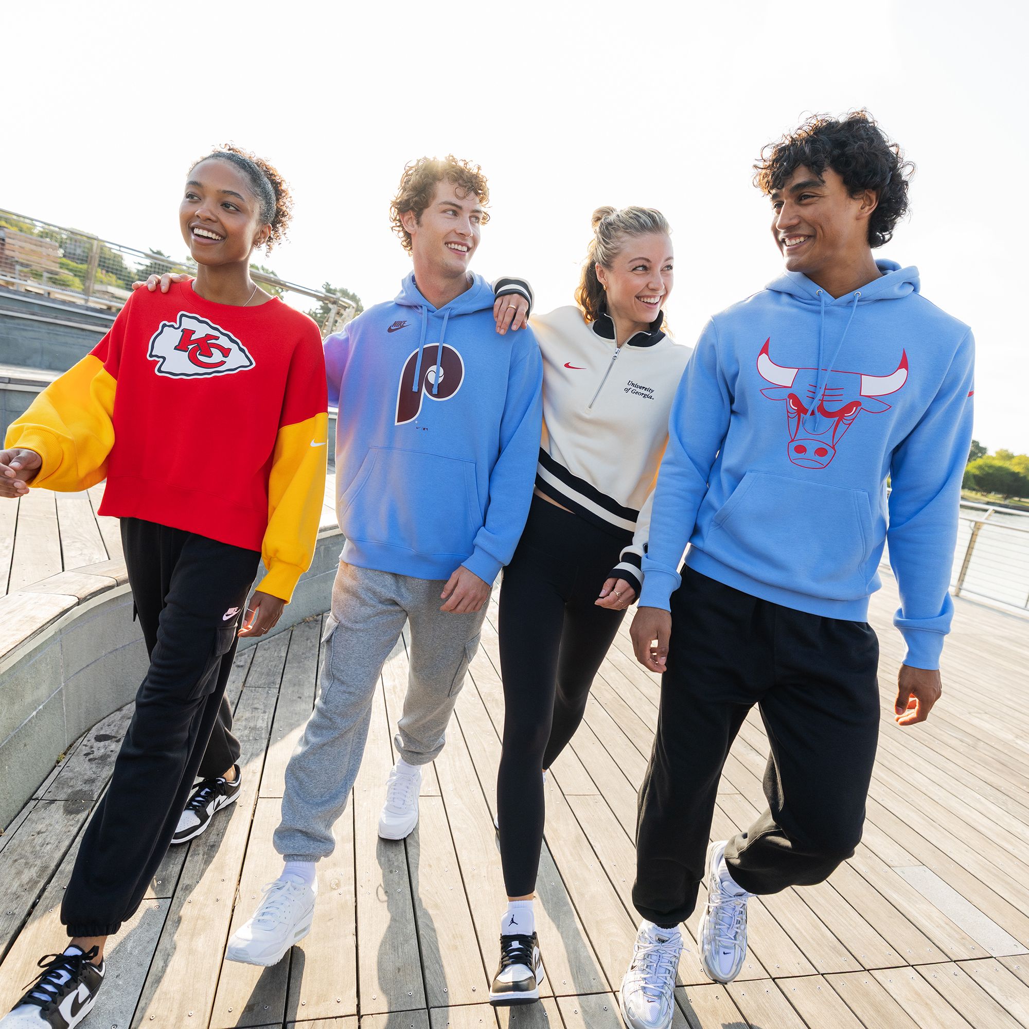 Nike Women's Kansas City Chiefs University Red Phoenix Logo Crew Pullover Sweatshirt product image