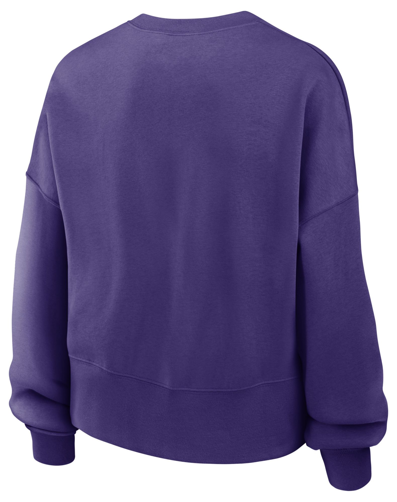 Nike Women's LSU Tigers Purple Logo Oversized Crew Neck Sweatshirt product image