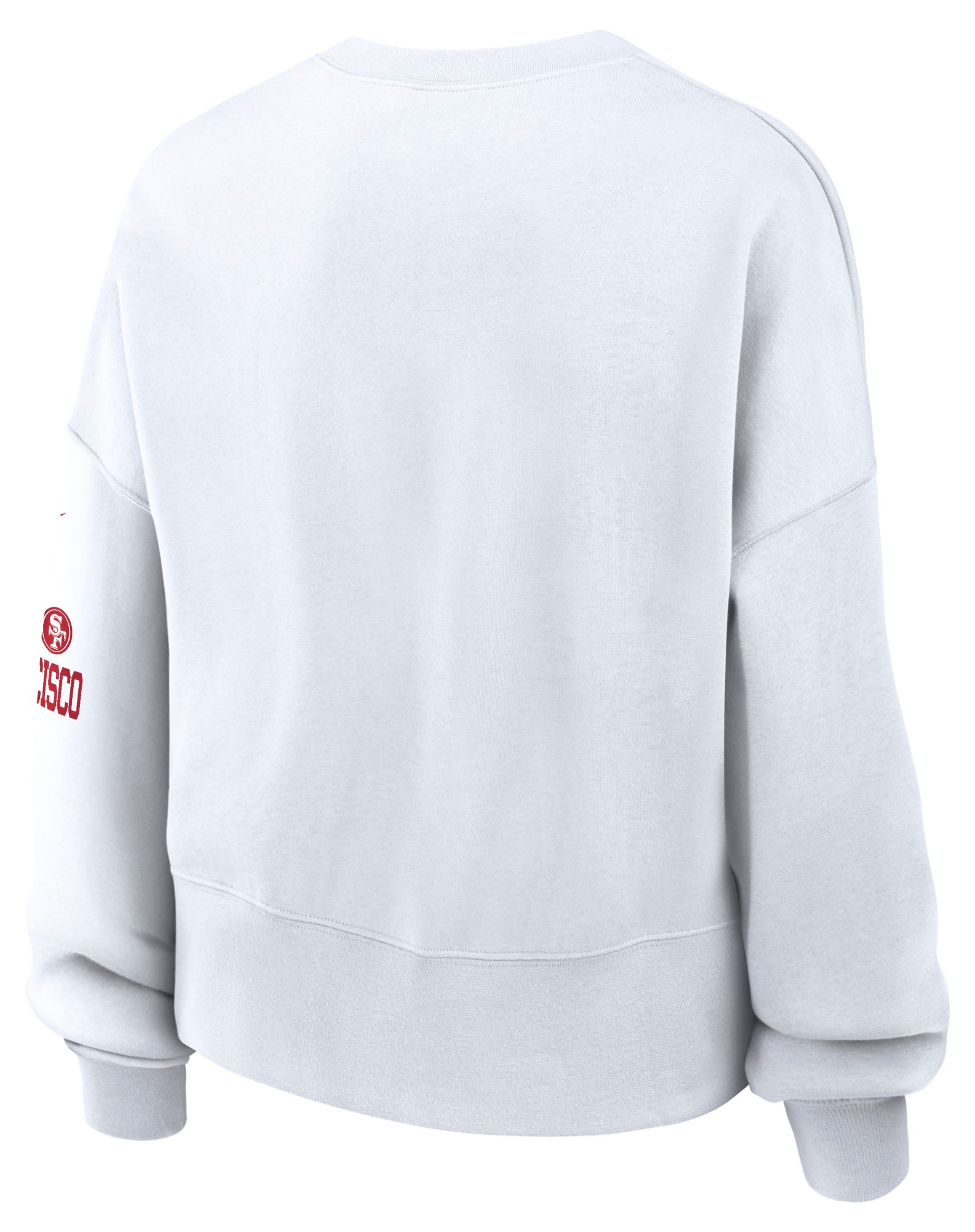 Nike Women's San Francisco 49ers Phoenix White Crew Sweatshirt product image