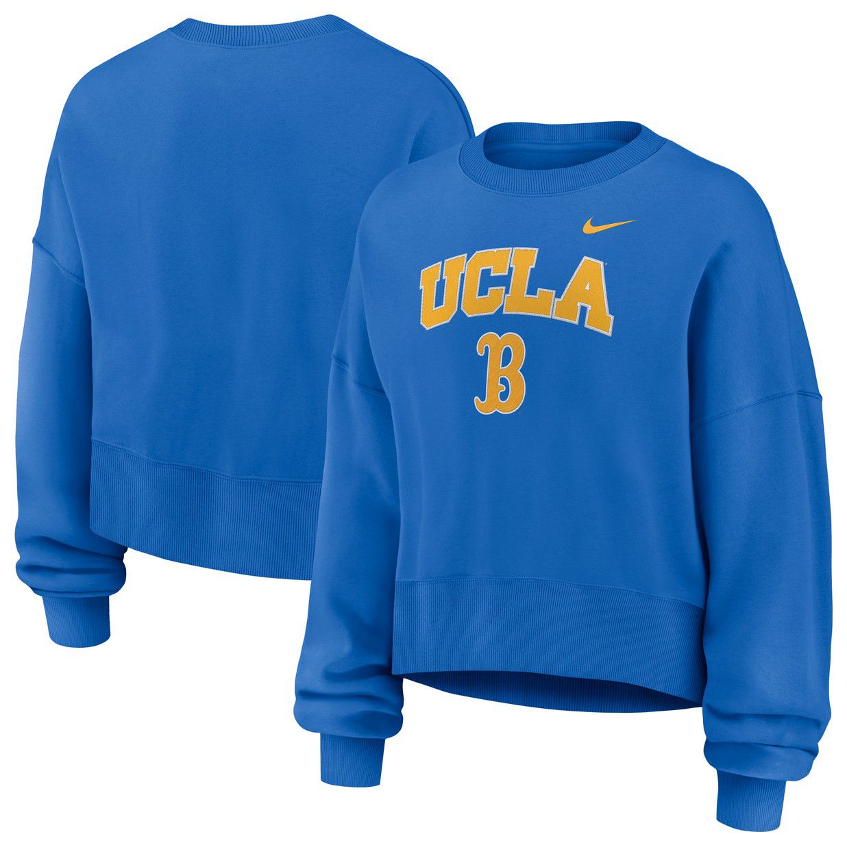 Nike Women's UCLA Bruins Signal Blue Phoenix Arch Oversized Crew Pullover Sweatshirt product image