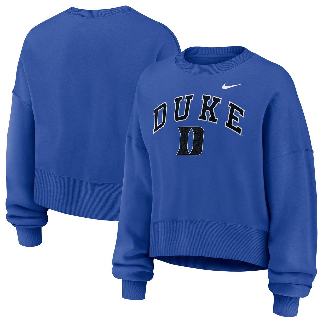 Nike Women's Duke Blue Devils Game Royal Phoenix Arch Oversized Crew Pullover Sweatshirt product image