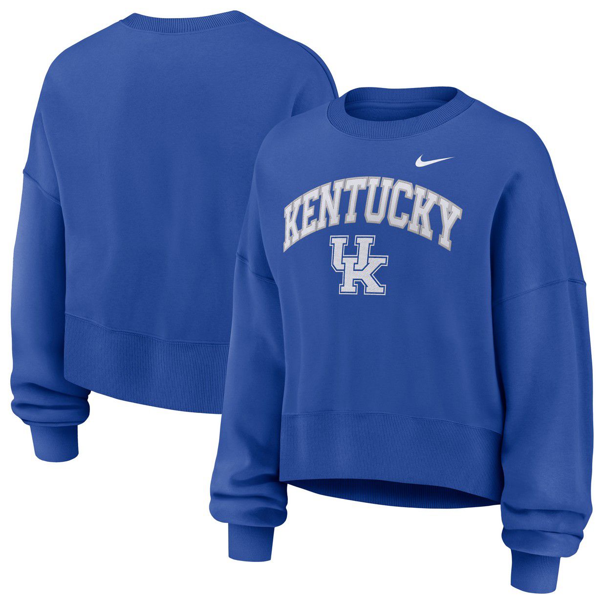 Nike Women's Kentucky Wildcats Game Royal Phoenix Arch Oversized Crew Pullover Sweatshirt product image