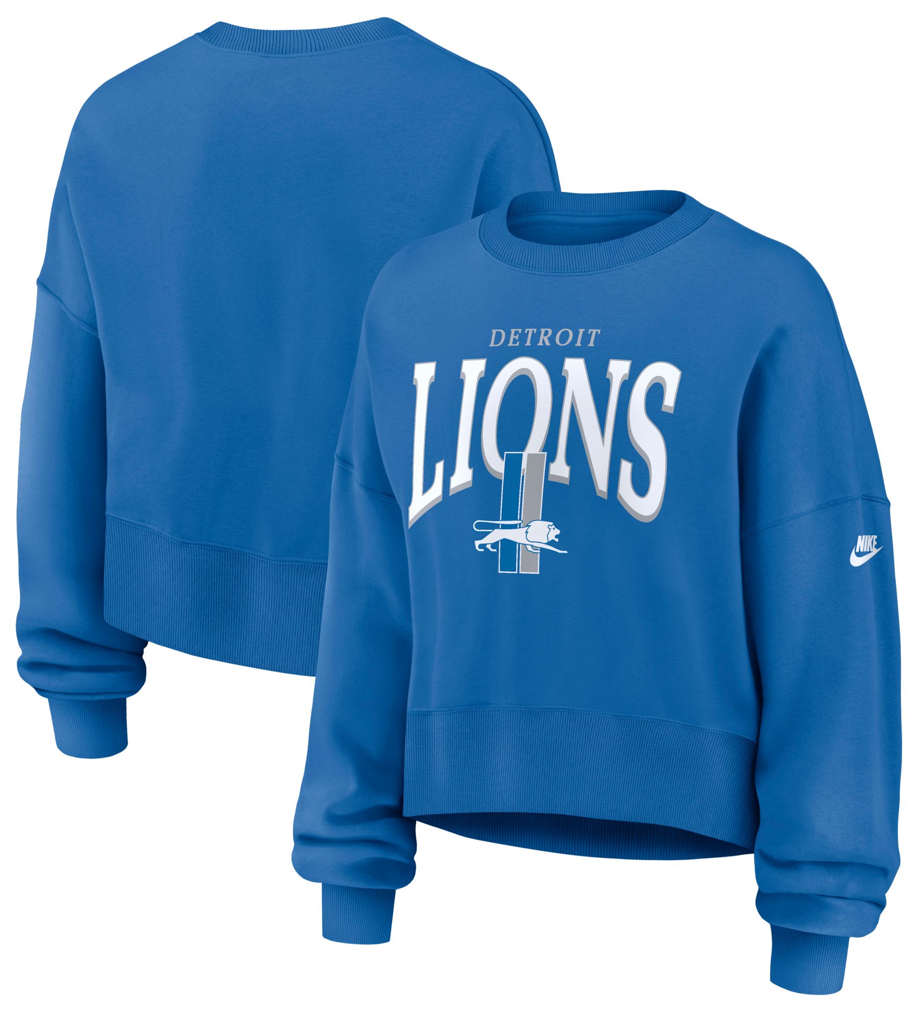 Nike Women's Detroit Lions Rewind Phoenix Crewneck Sweatshirt product image